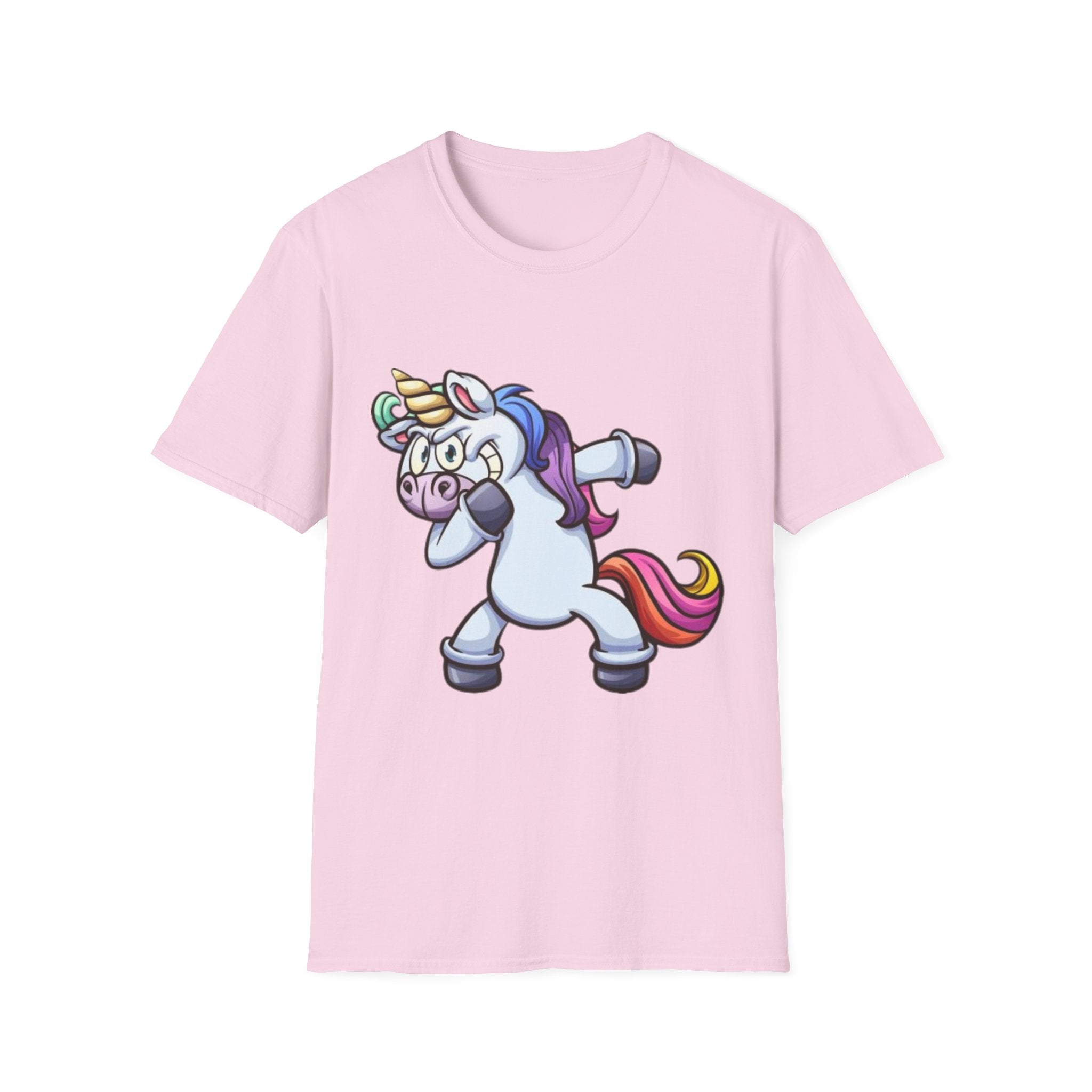 Dabbing Unicorn Unisex Softstyle T-shirt