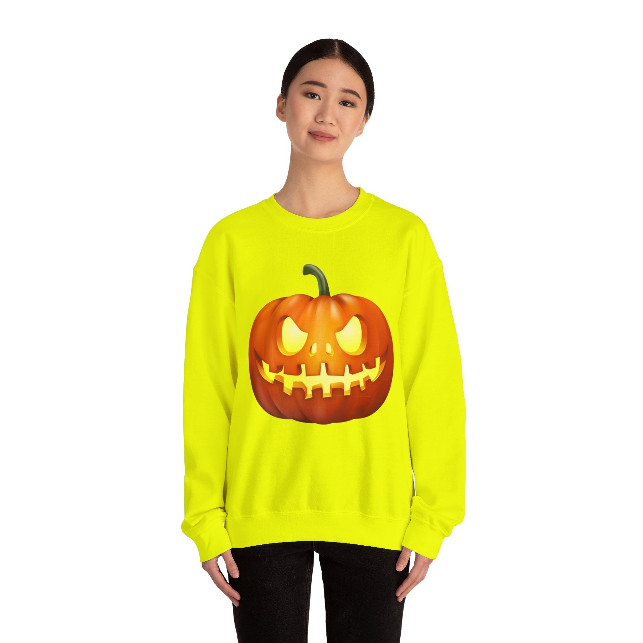 Halloween Pumpkin Unisex Heavy Blend™ Crewneck Sweatshirt