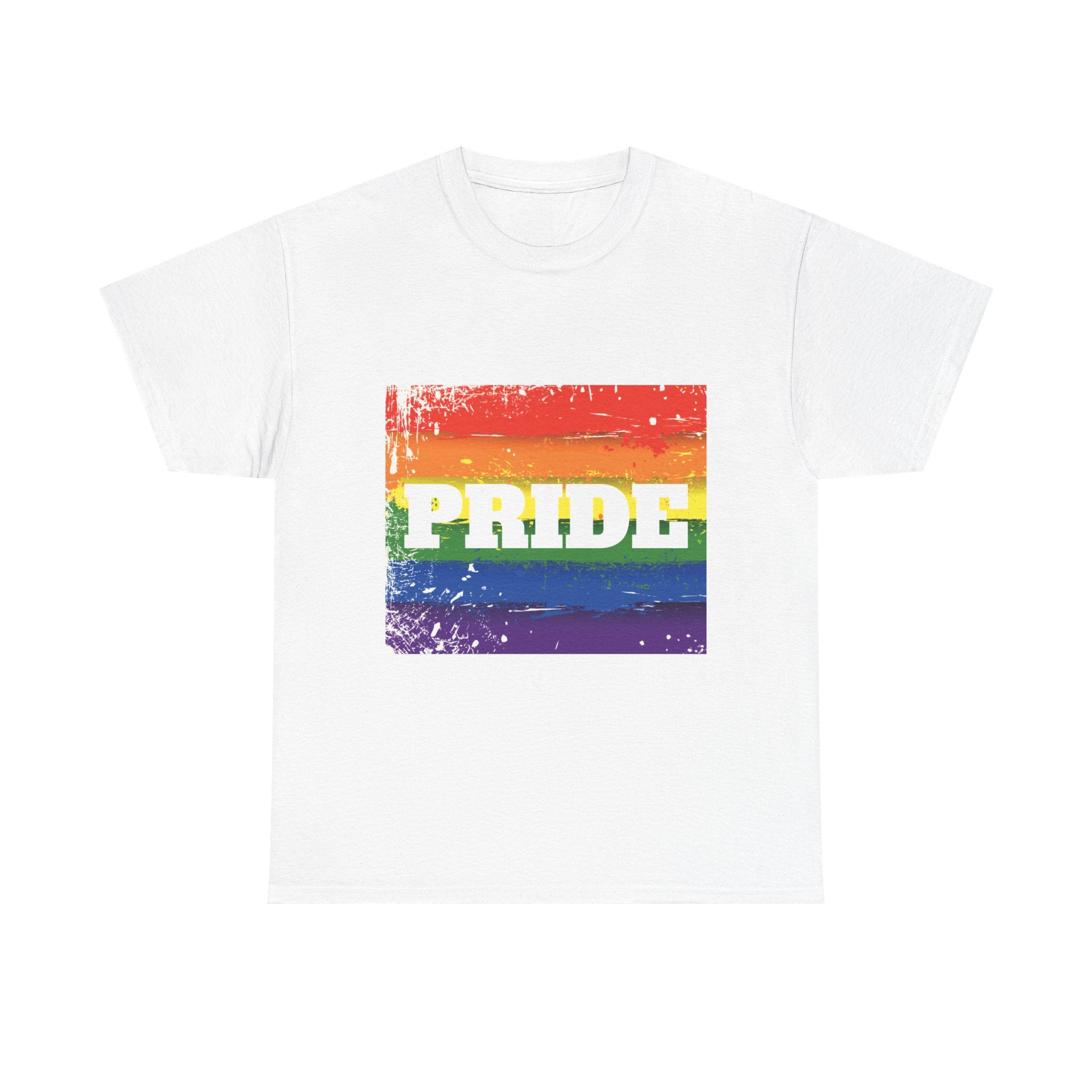 Pride Rainbow Unisex Heavy Cotton T-Shirt