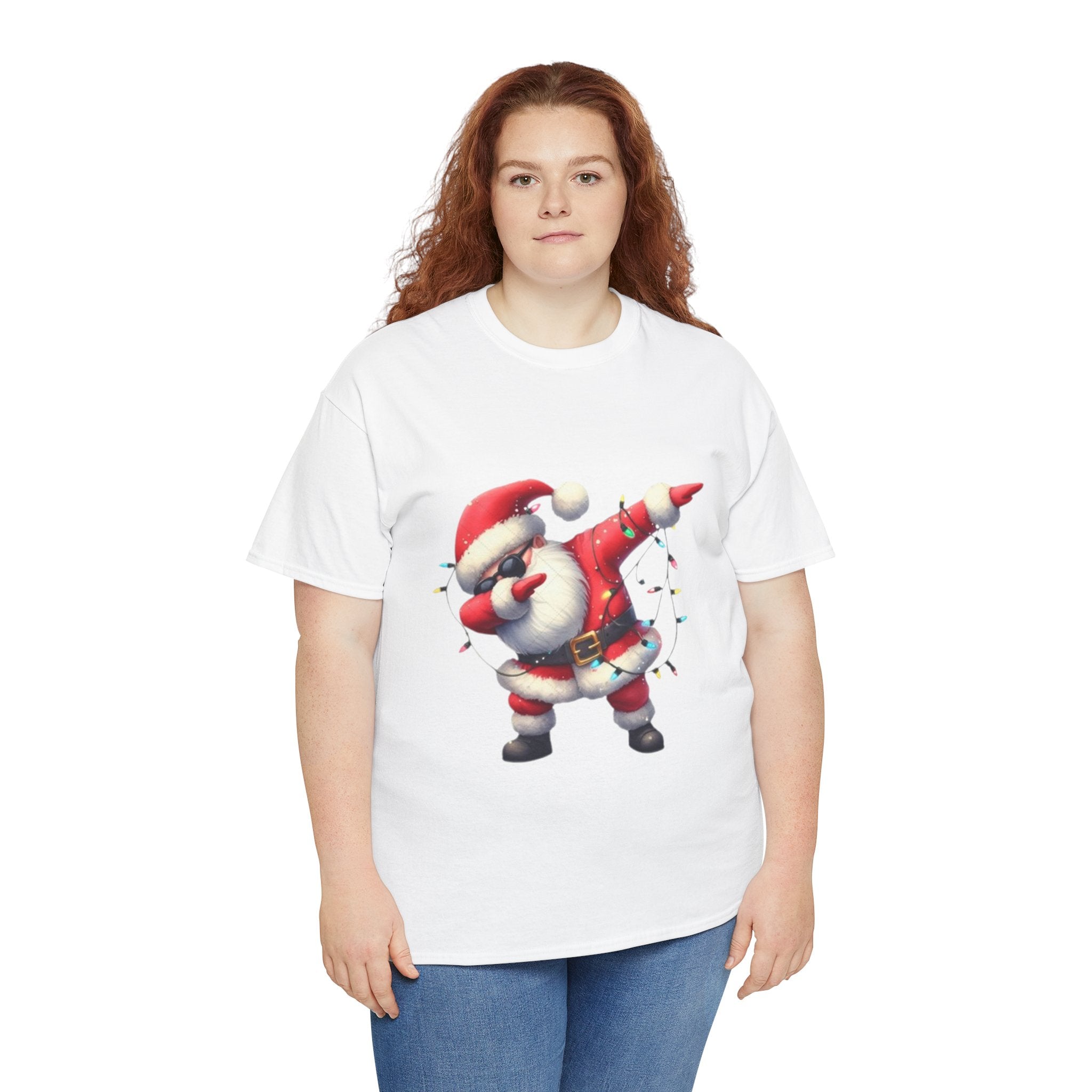 Dabbing Santa Unisex Heavy Cotton T-Shirt