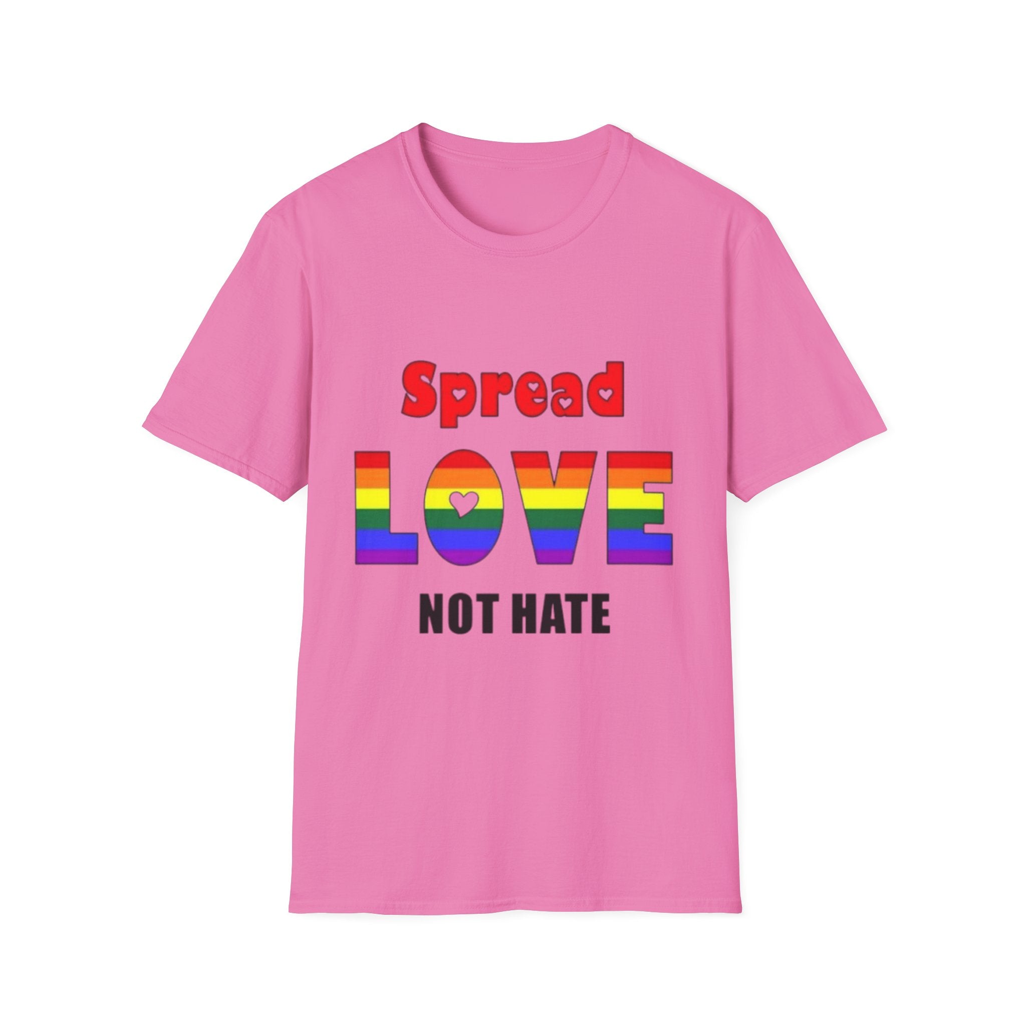 Spread Love Not Hate Unisex Softstyle T-Shirt