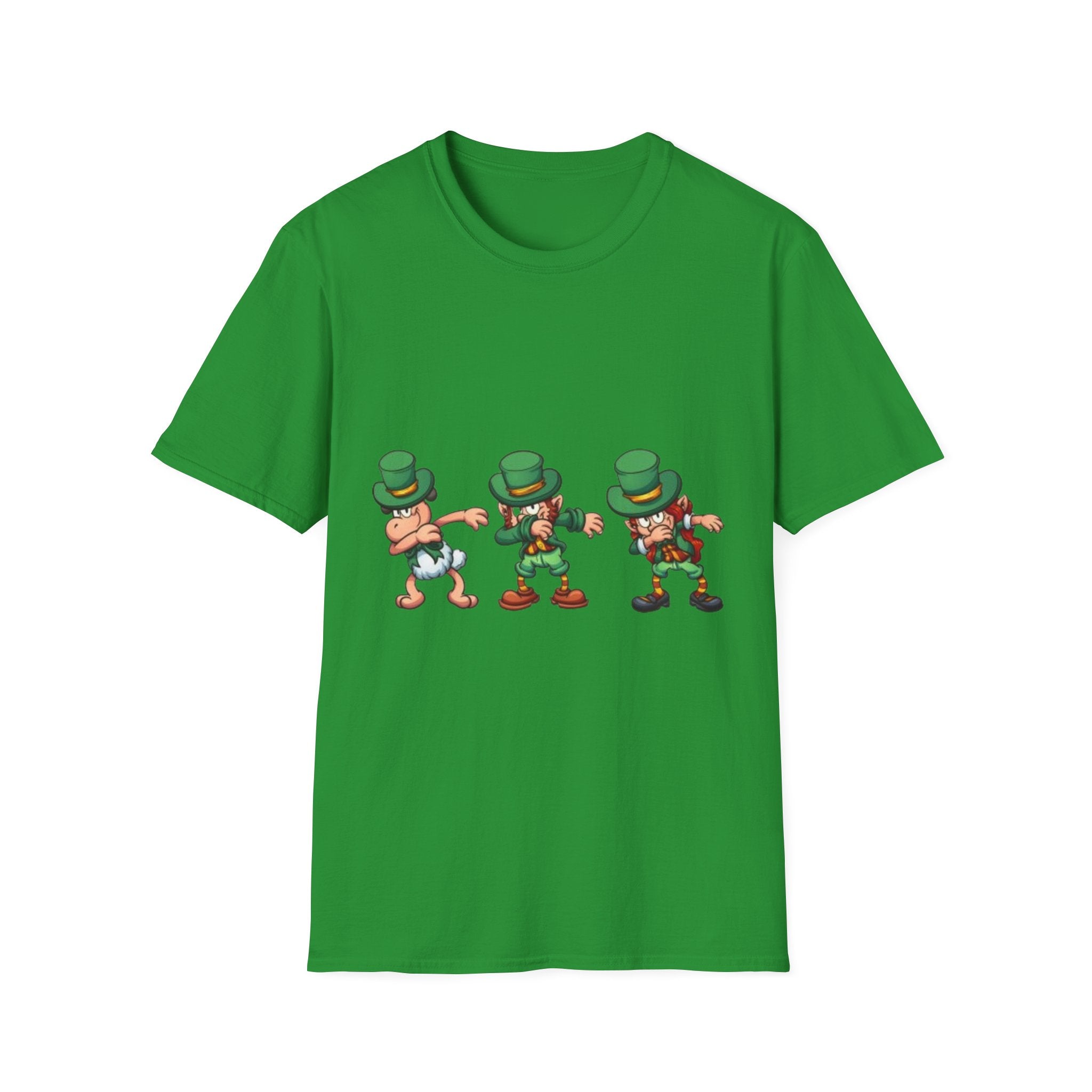 Dabbing Leprechaun Unisex Softstyle T-Shirt