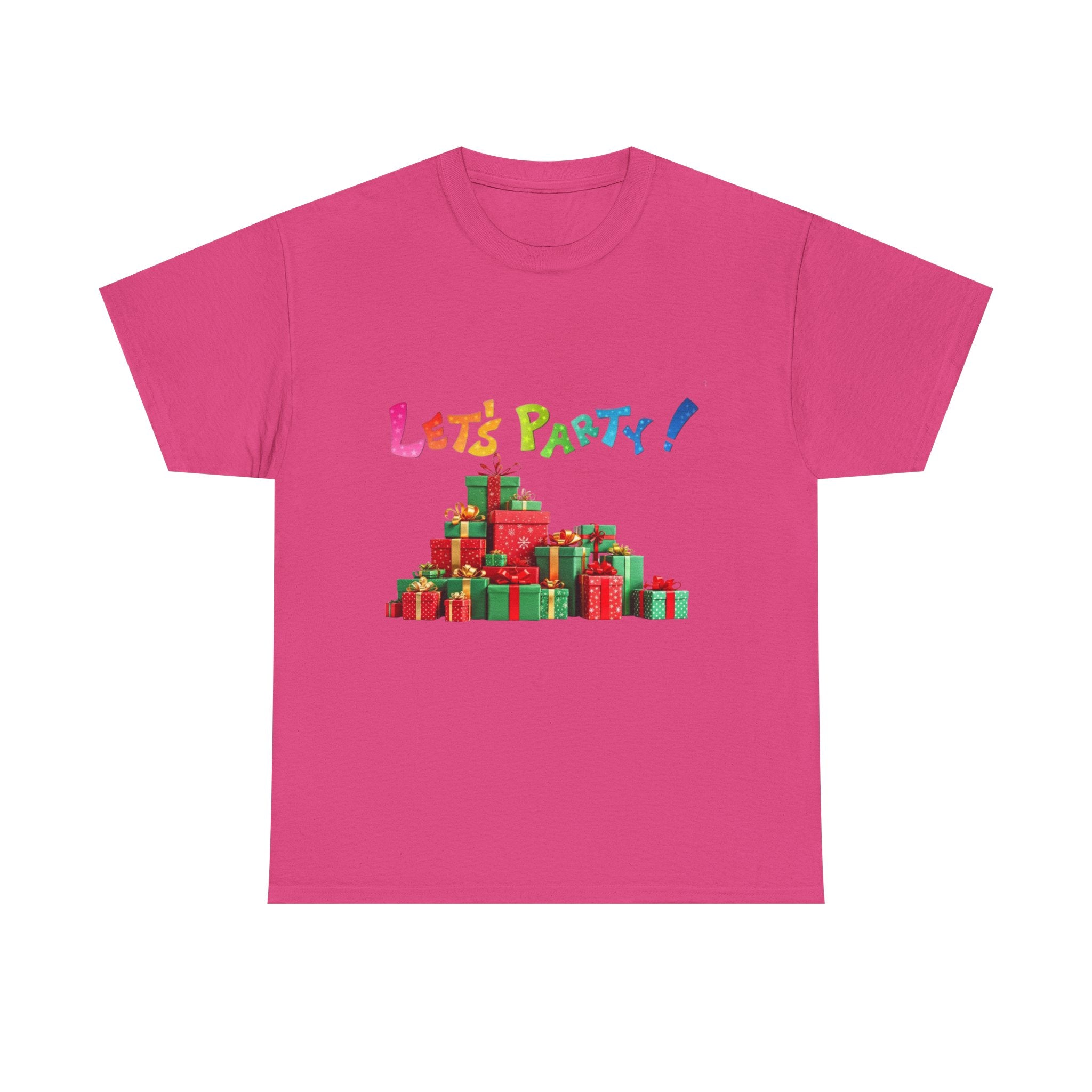 Let's Party! Christmas Presents Unisex Heavy Cotton T-Shirt