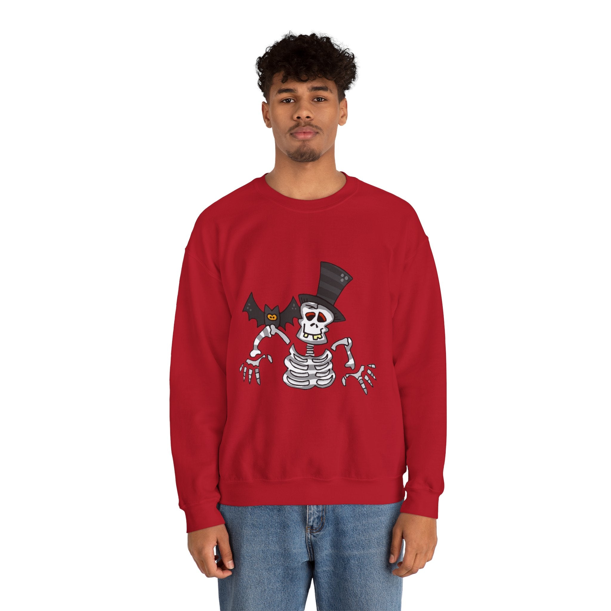Halloween Skeleton Unisex Crewneck Sweatshirt