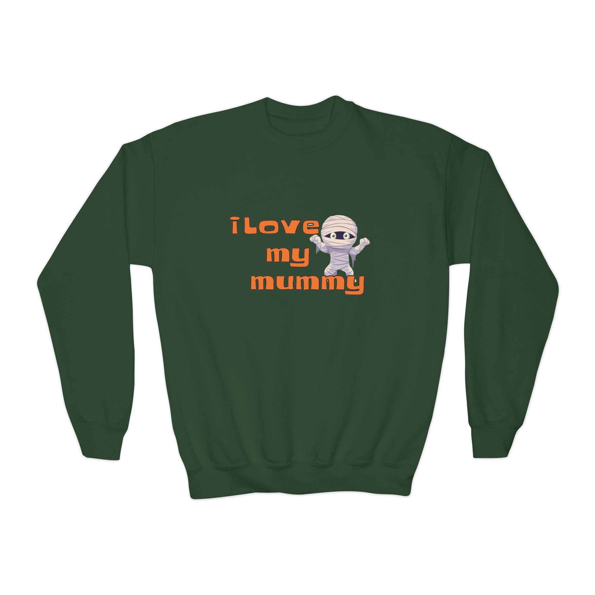 I Love My Mummy Youth Crewneck Sweatshirt