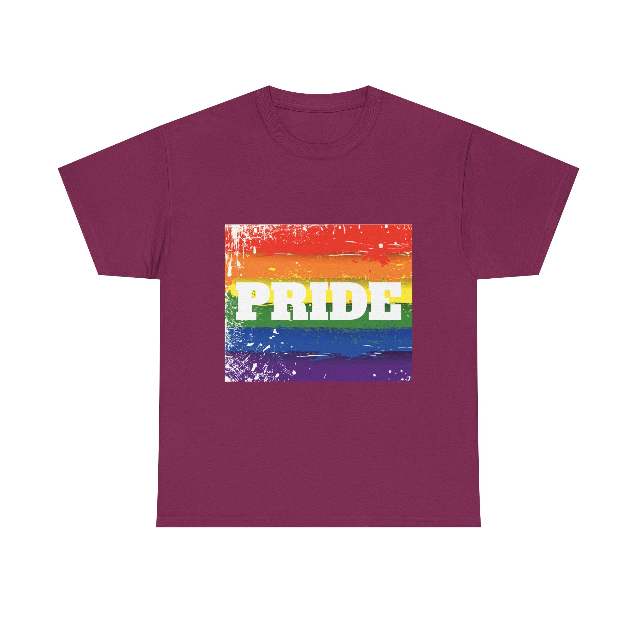 Pride Rainbow Unisex Heavy Cotton T-Shirt