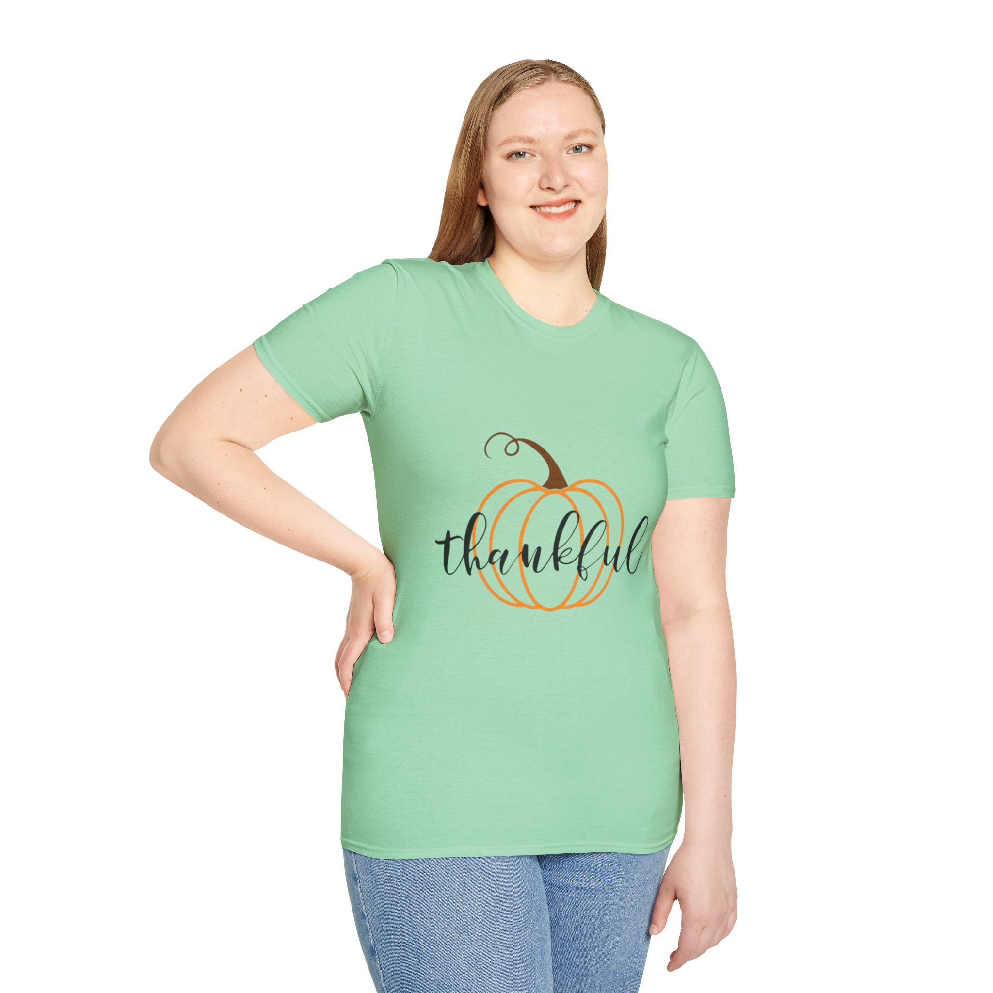 Thankful Pumpkin Unisex Softstyle T-Shirt