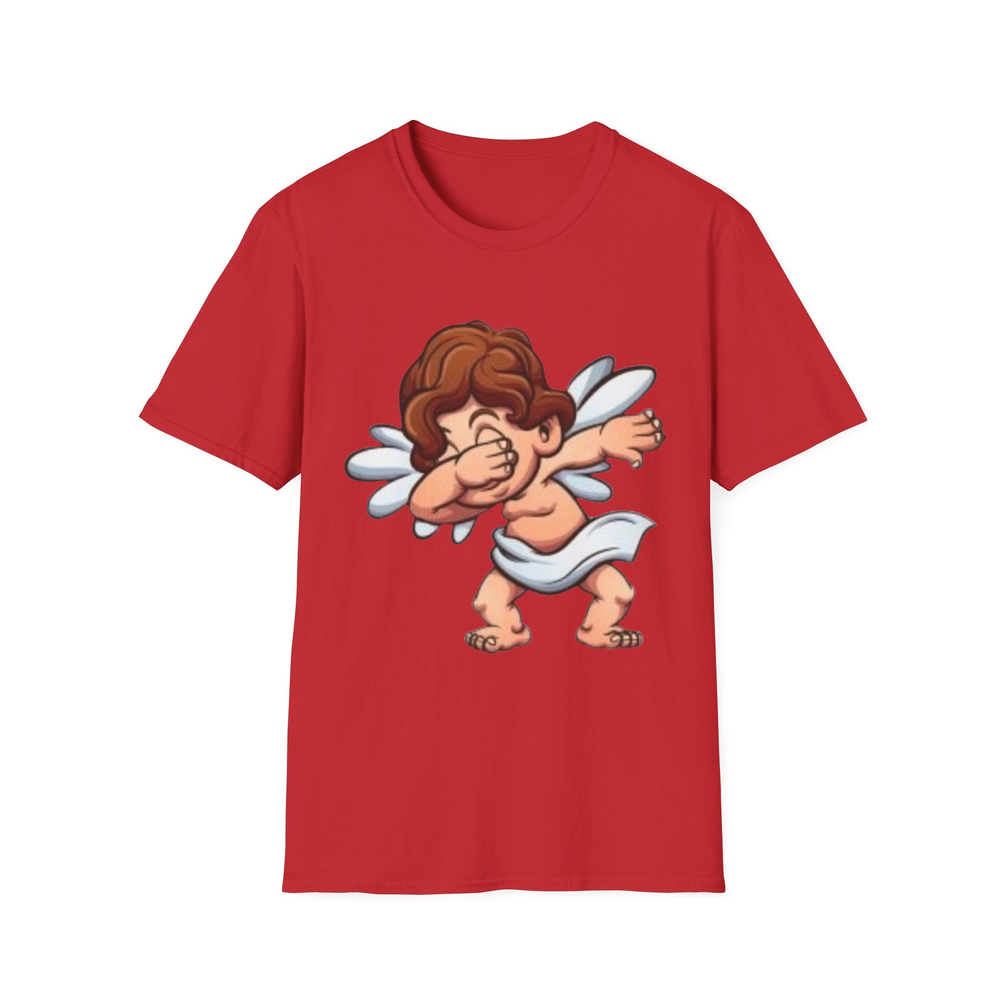 Dabbing Double Sided Angel & Devil Unisex Softstyle T-Shirt