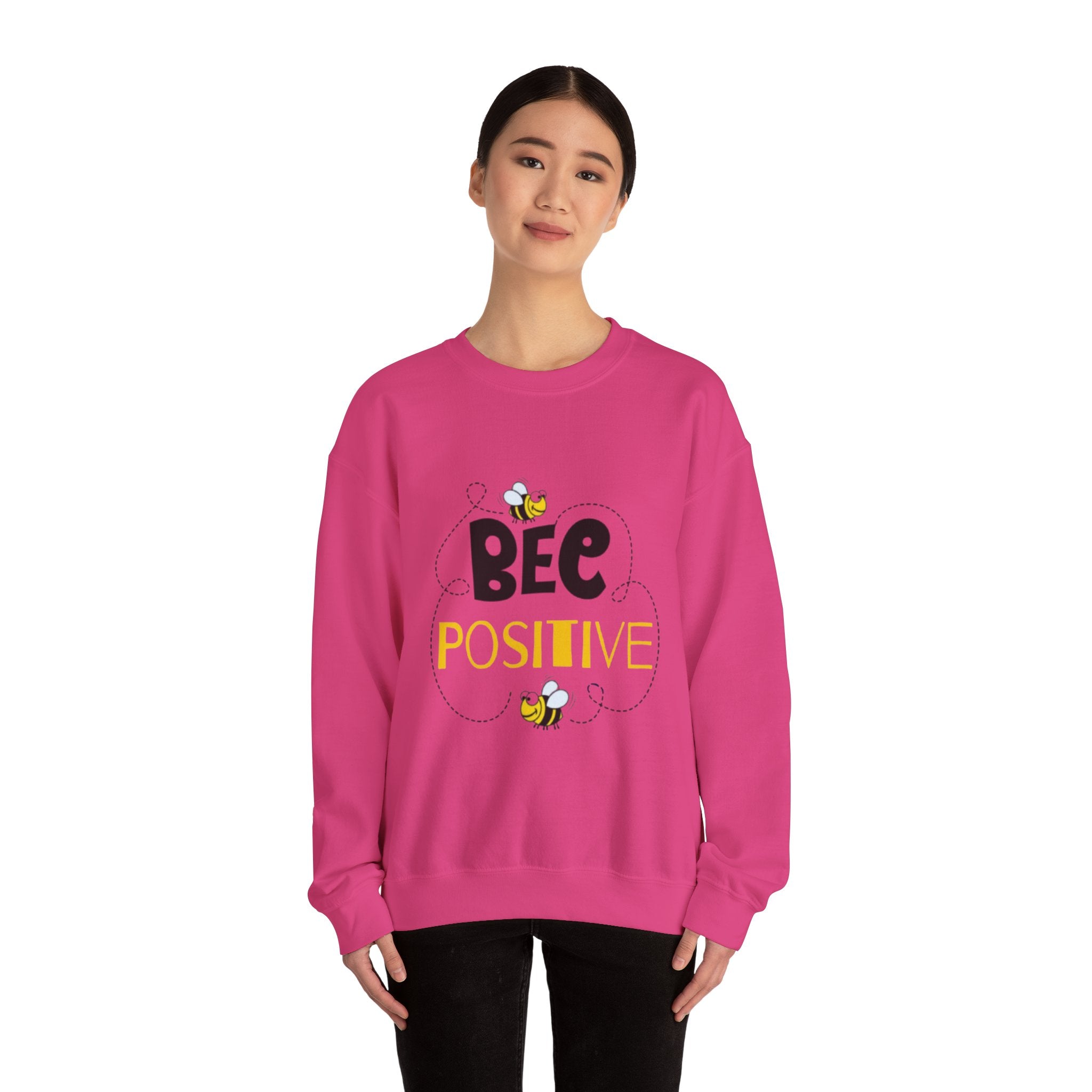 Bee Positive Unisex Heavy Blend™ Crewneck Sweatshirt