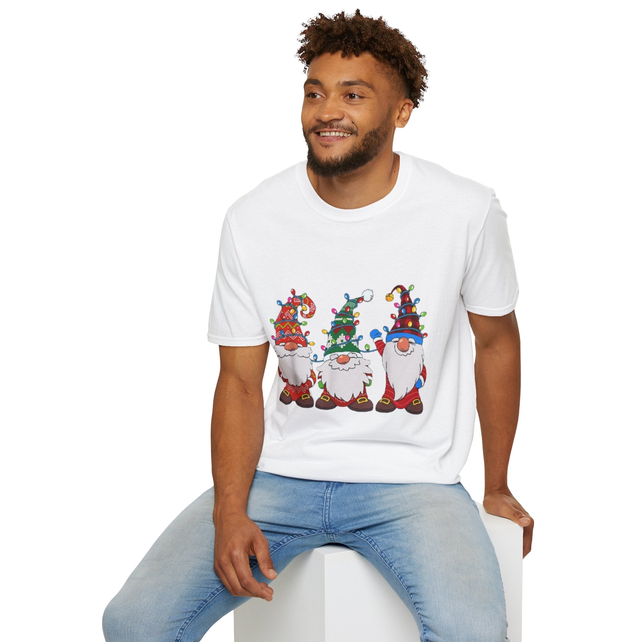 Christmas Gnome Unisex Softstyle T-Shirt