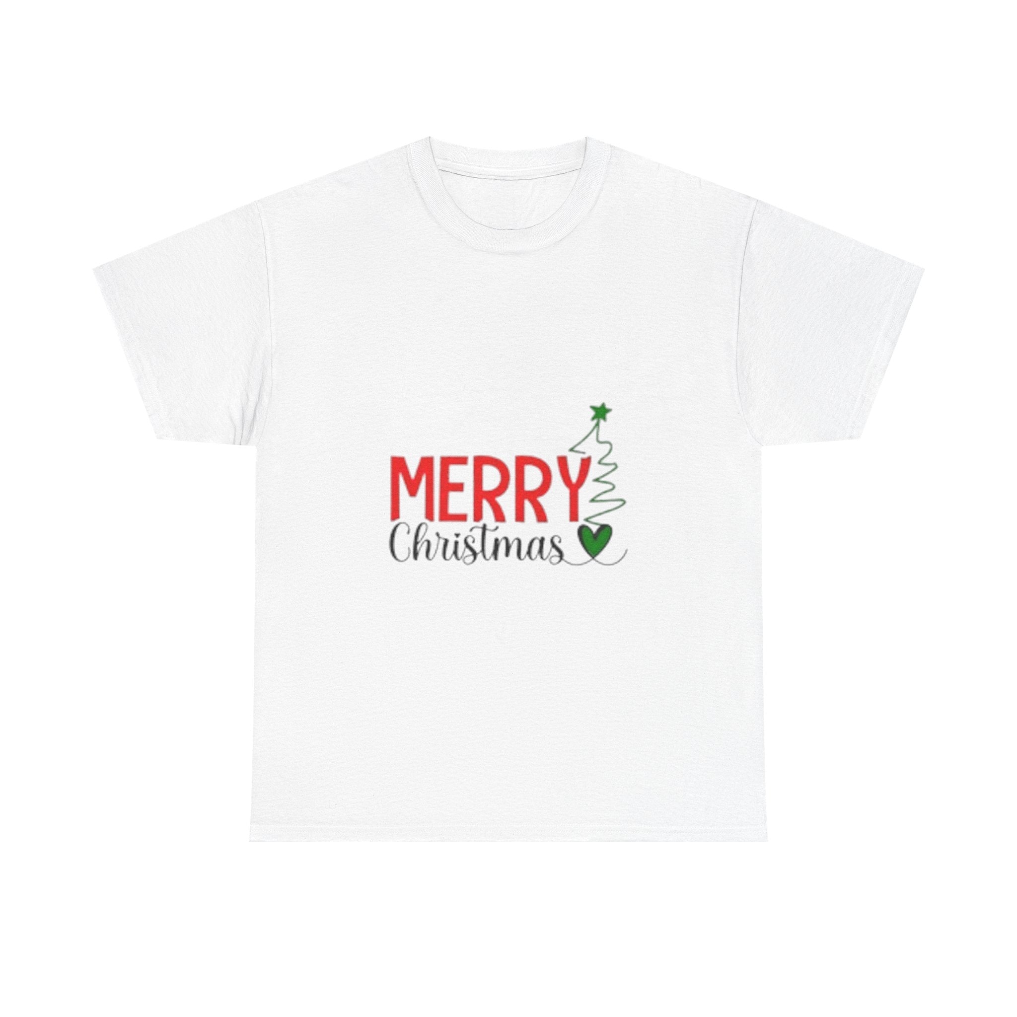 Merry Christmas Unisex Heavy Cotton T-Shirt