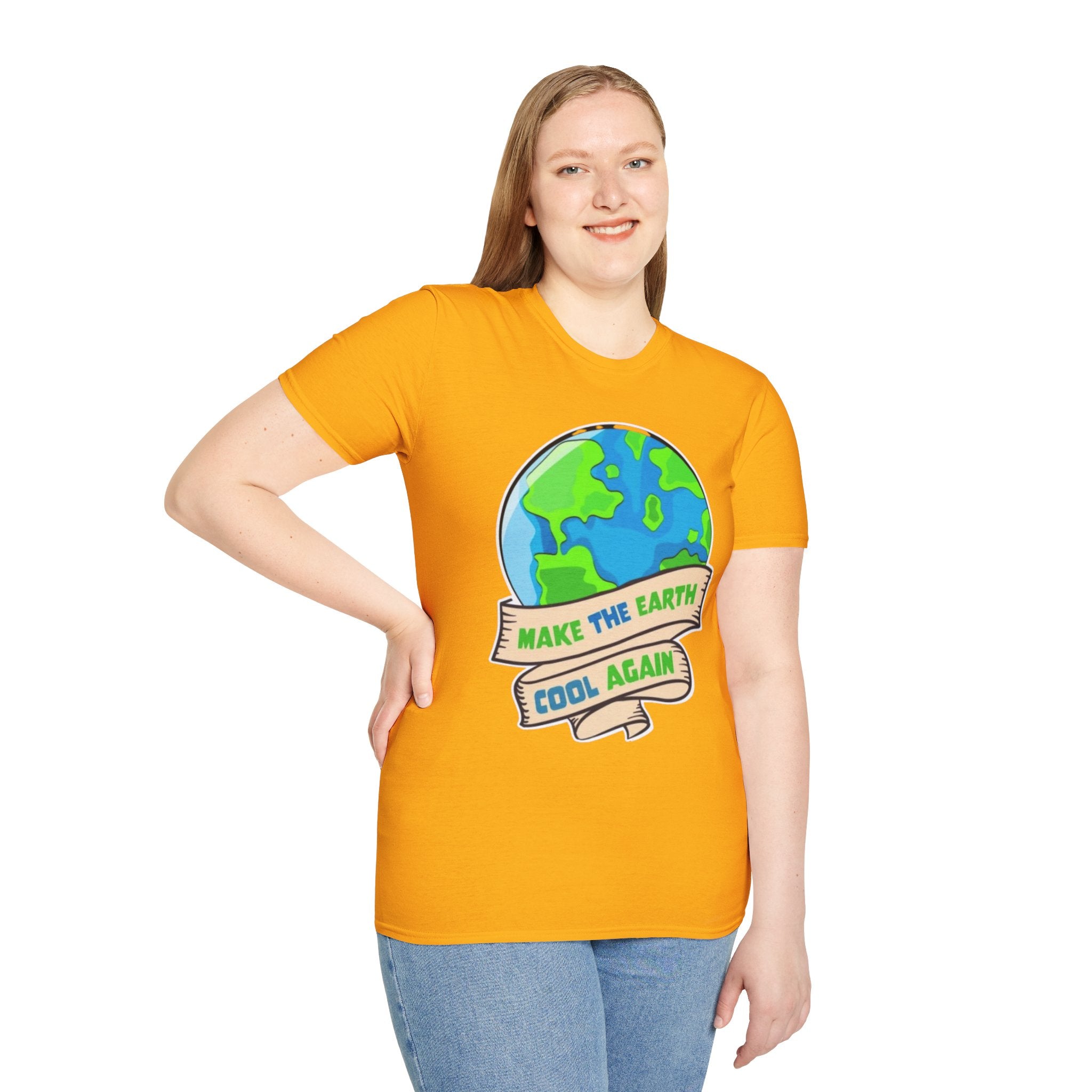 Make The Earth Cool Again Unisex Softstyle T-Shirt