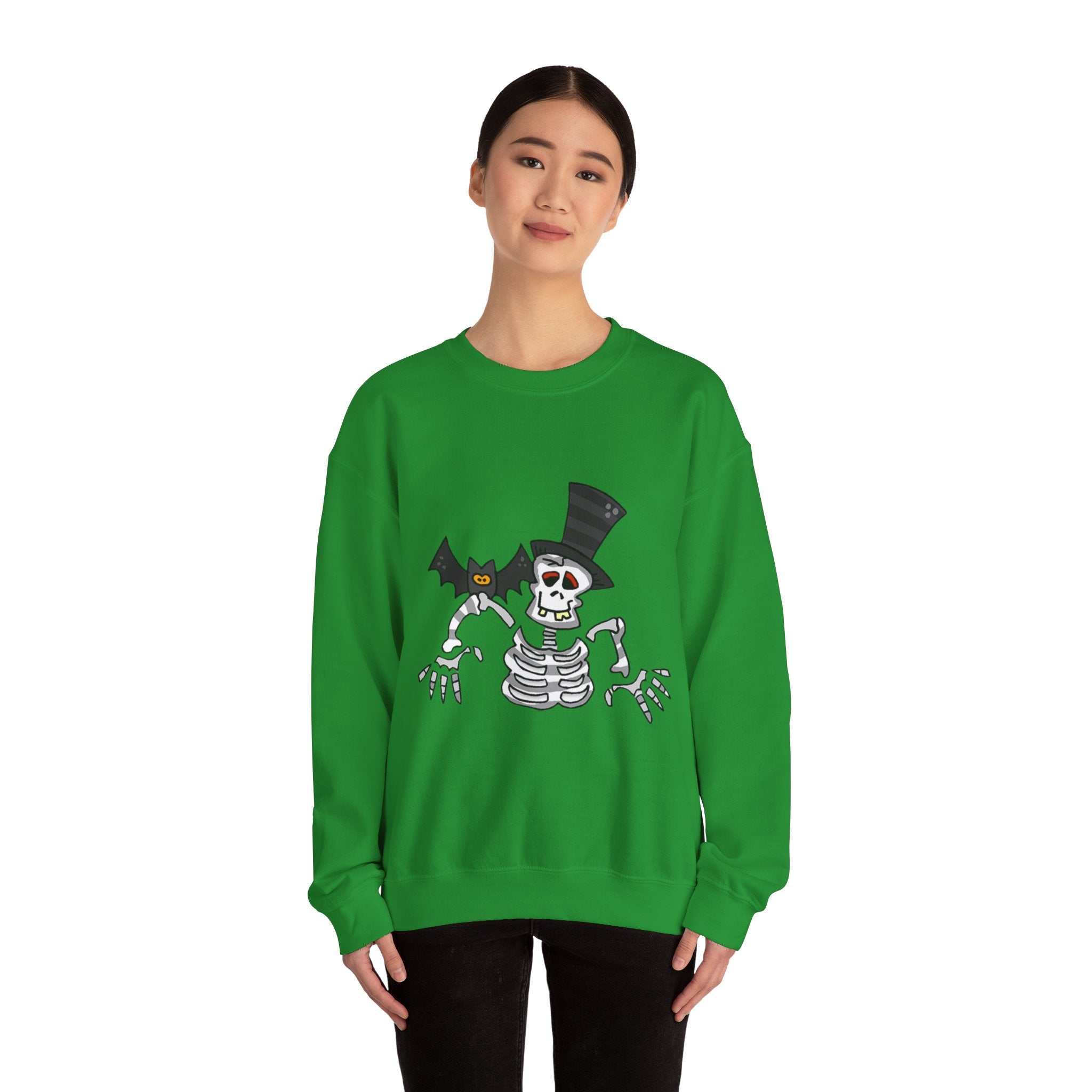Halloween Skeleton Unisex Crewneck Sweatshirt