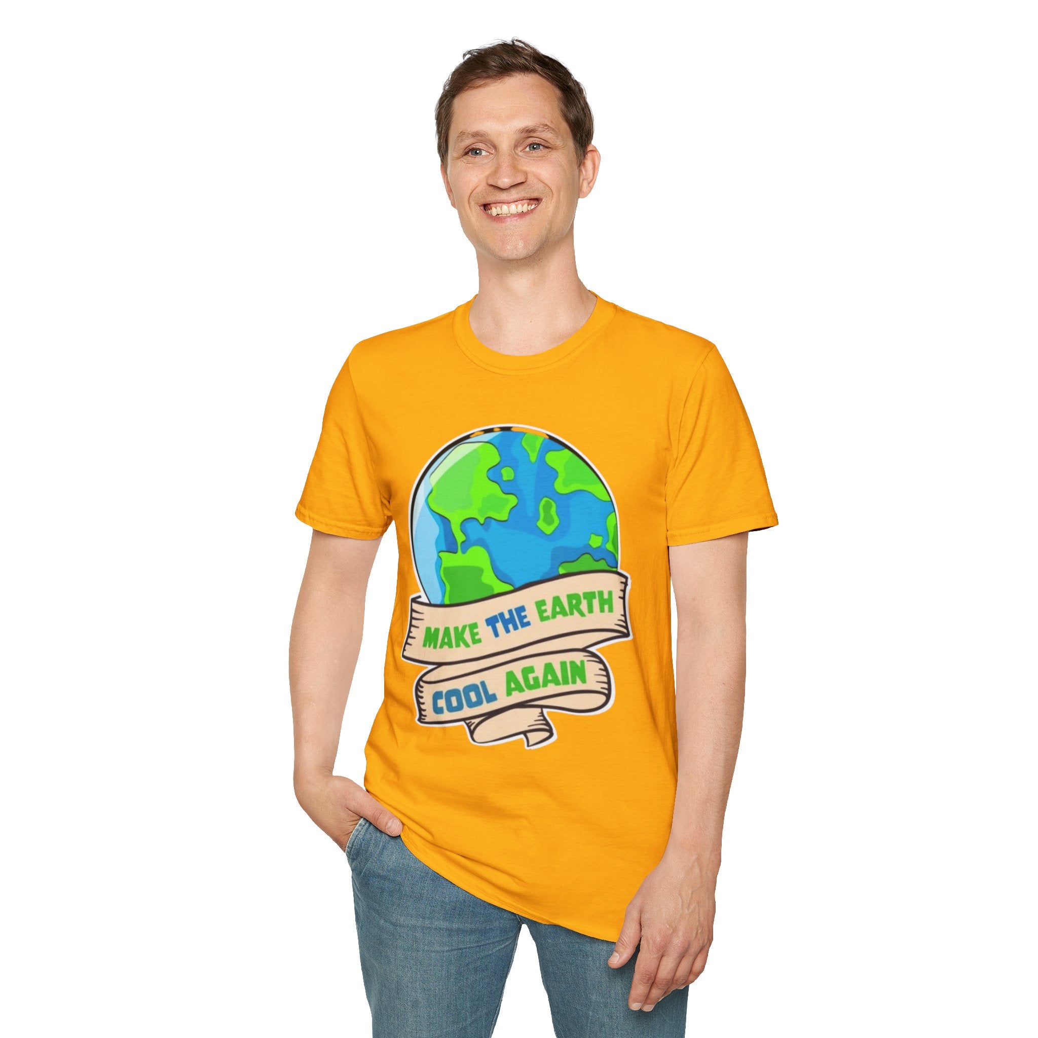 Make The Earth Cool Again Unisex Softstyle T-Shirt
