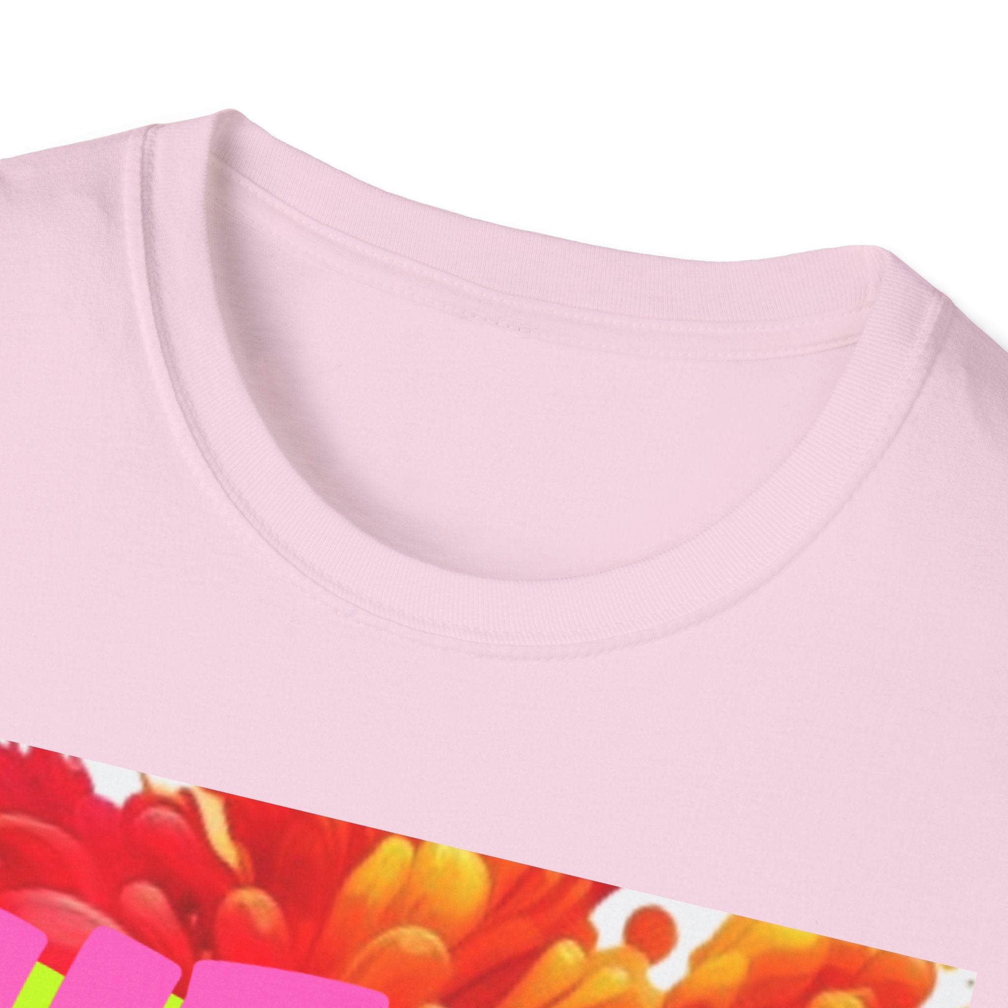 Hey I'm Gay! Heart Unisex Softstyle T-Shirt