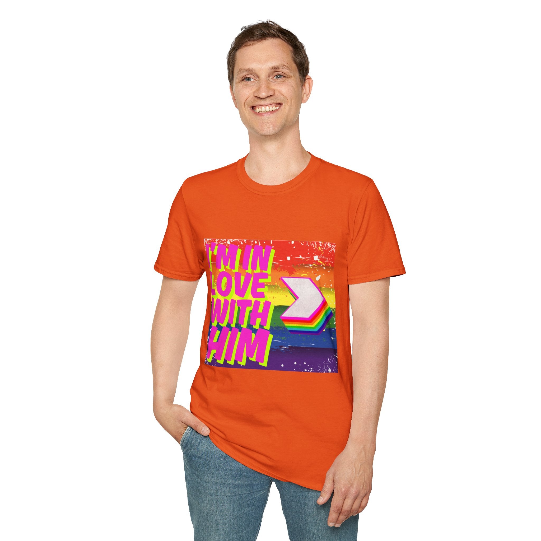I'm In Love With Him Unisex Softstyle T-Shirt