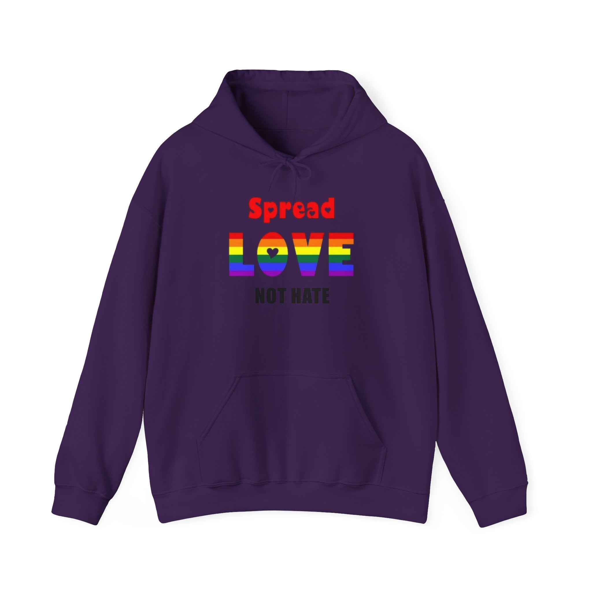 Spread Love Not Hate Unisex Hoodie