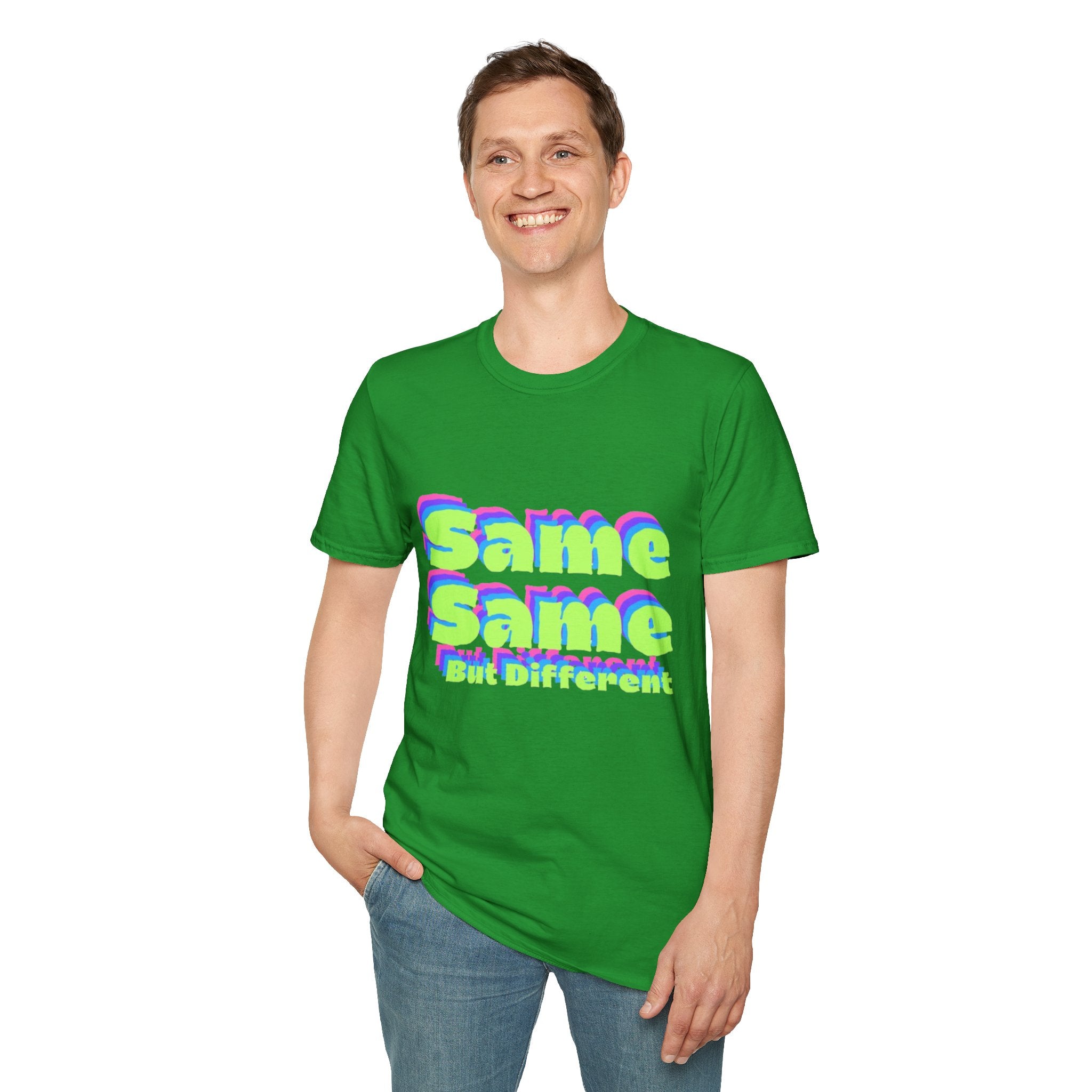 Same Same But Different, Unisex Softstyle T-Shirt