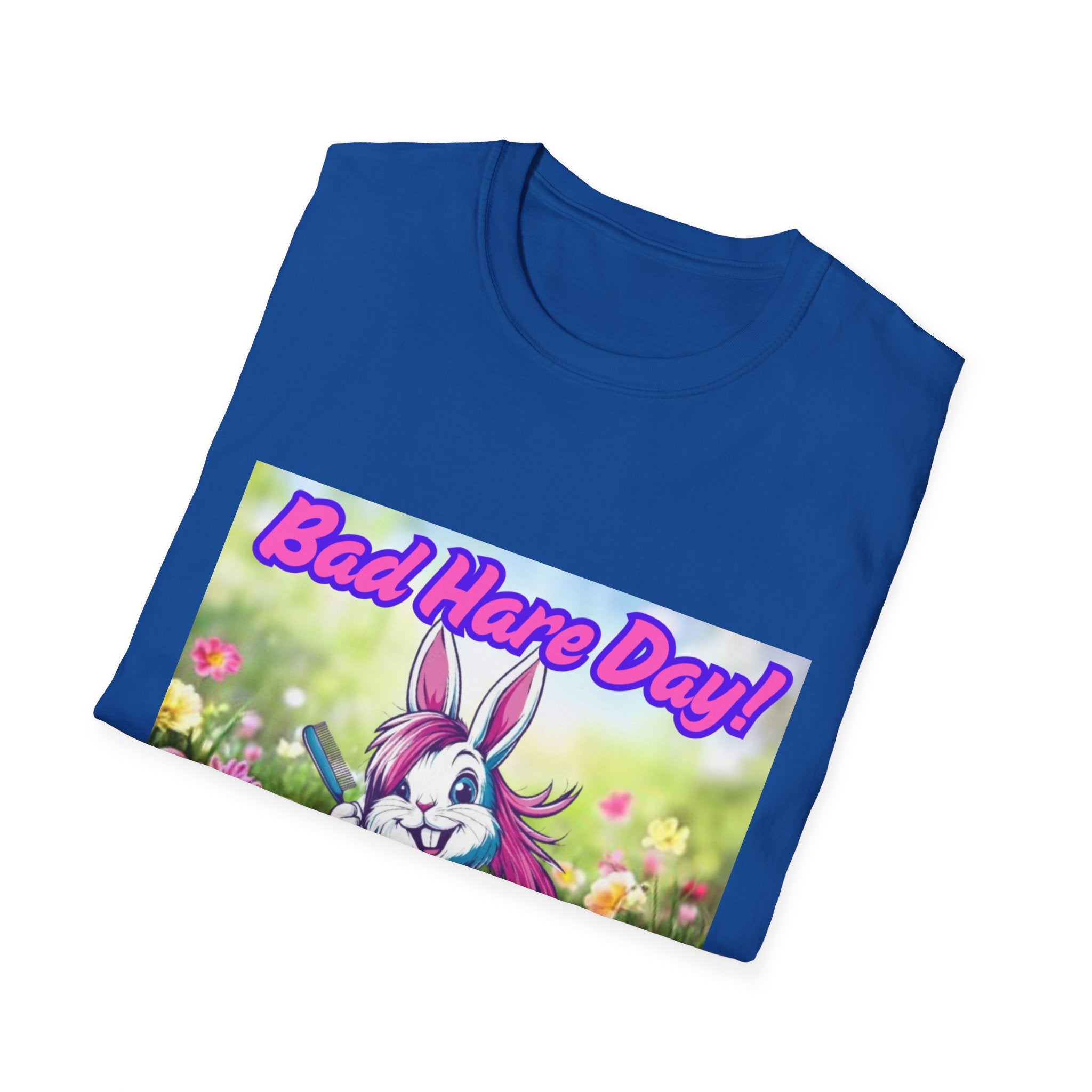 Bad Hare Day Unisex Softstyle T-Shirt