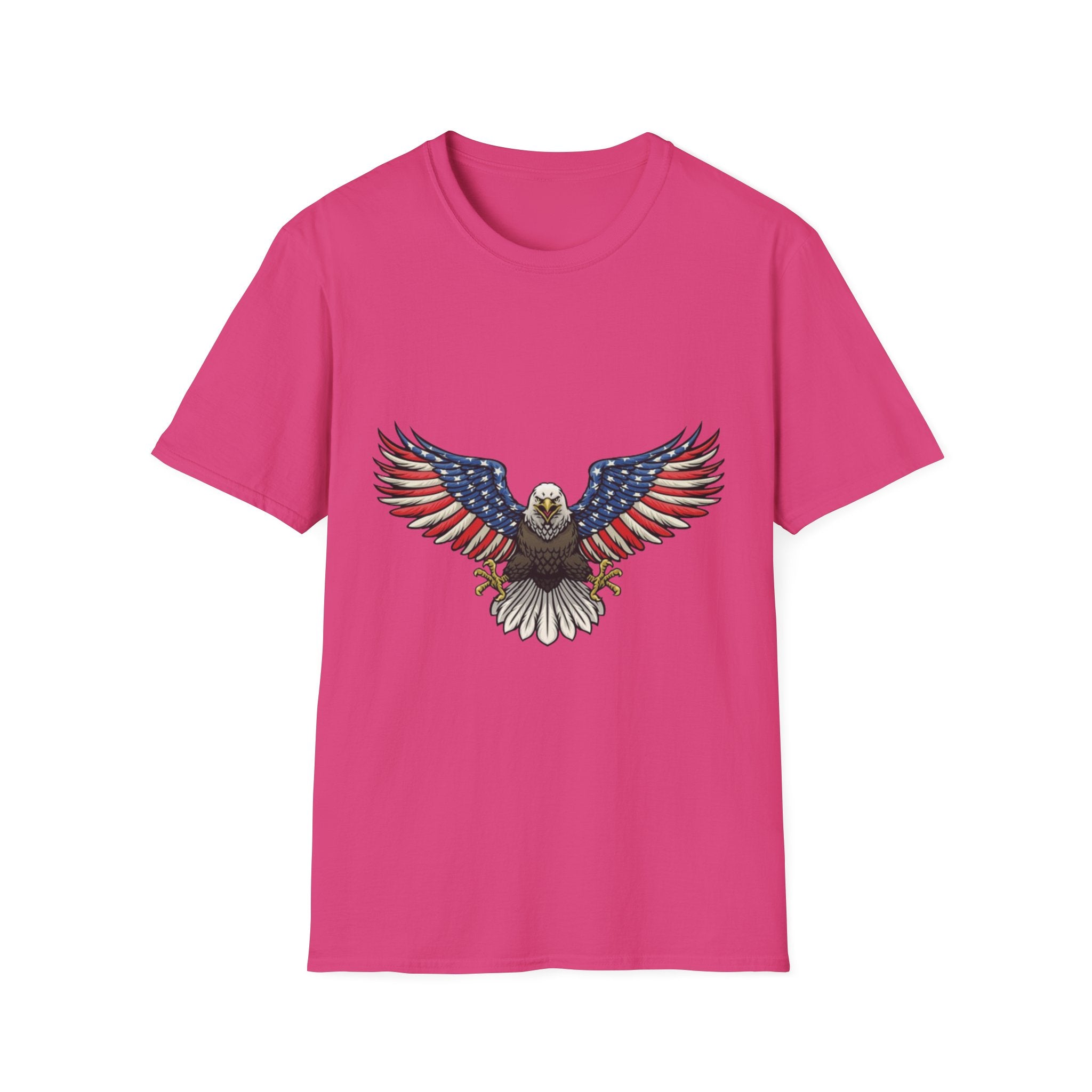 Patriotic Eagle Unisex Softstyle T-Shirt