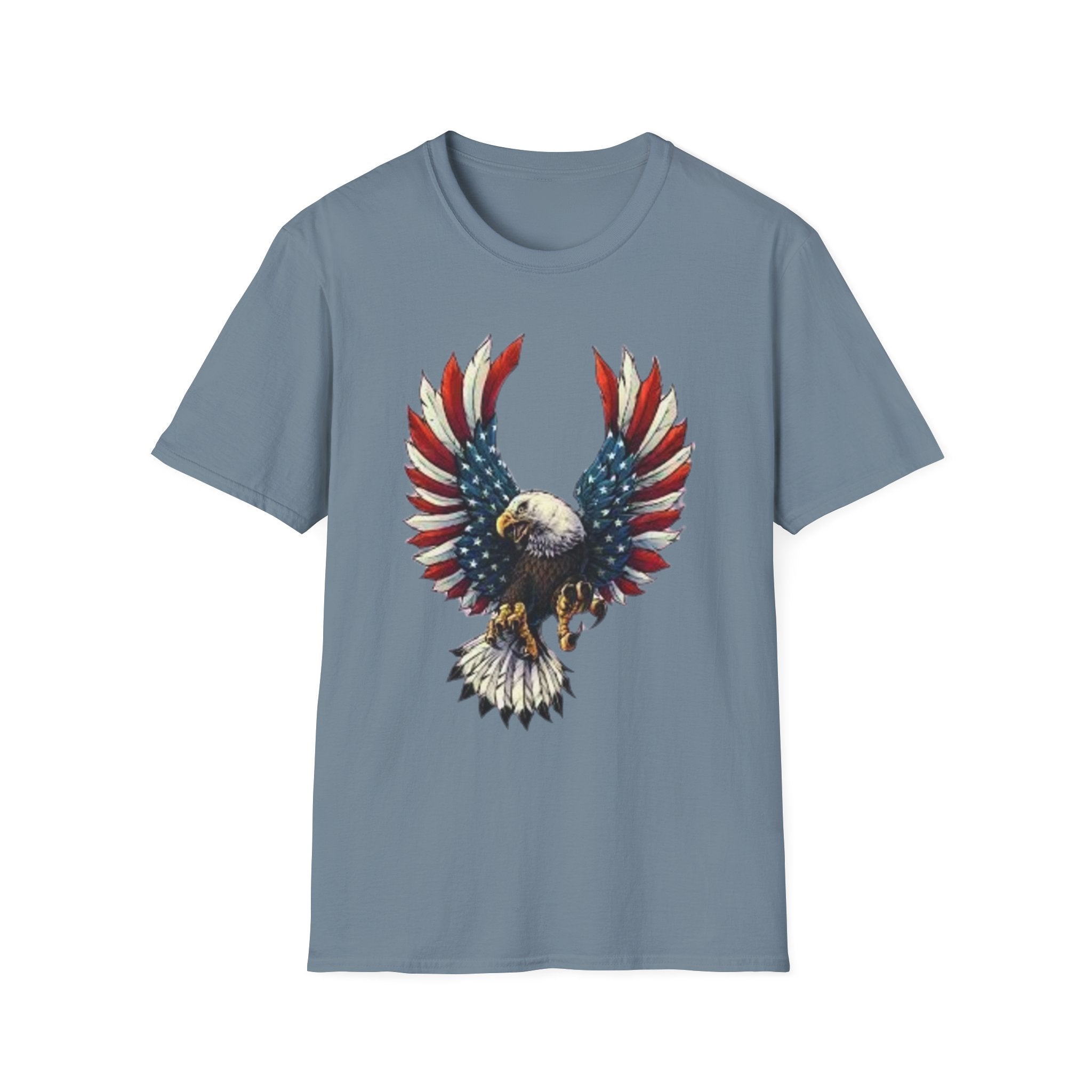Patriotic Eagle Unisex Softstyle T-Shirt