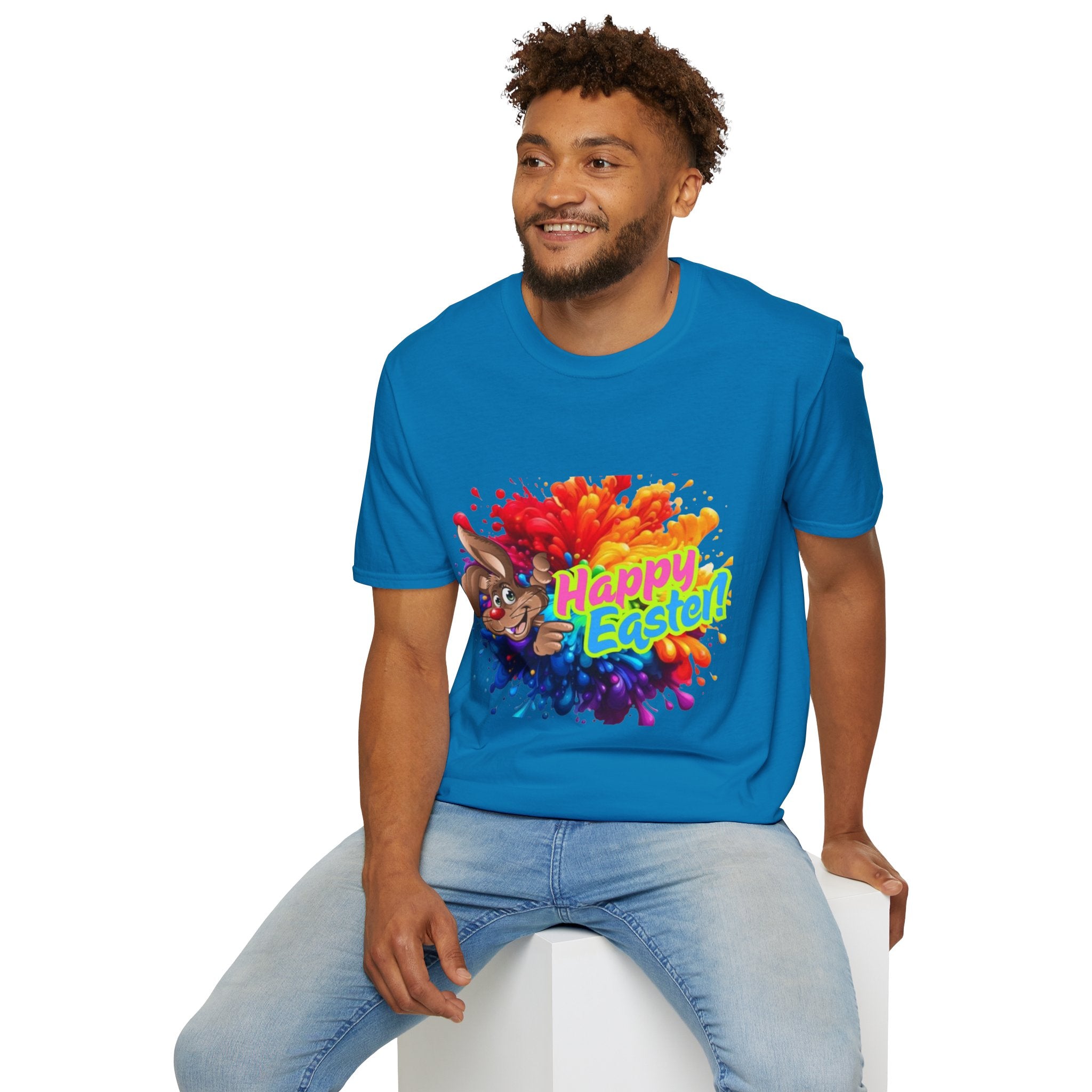 Happy Easter Bunny Unisex Softstyle T-Shirt