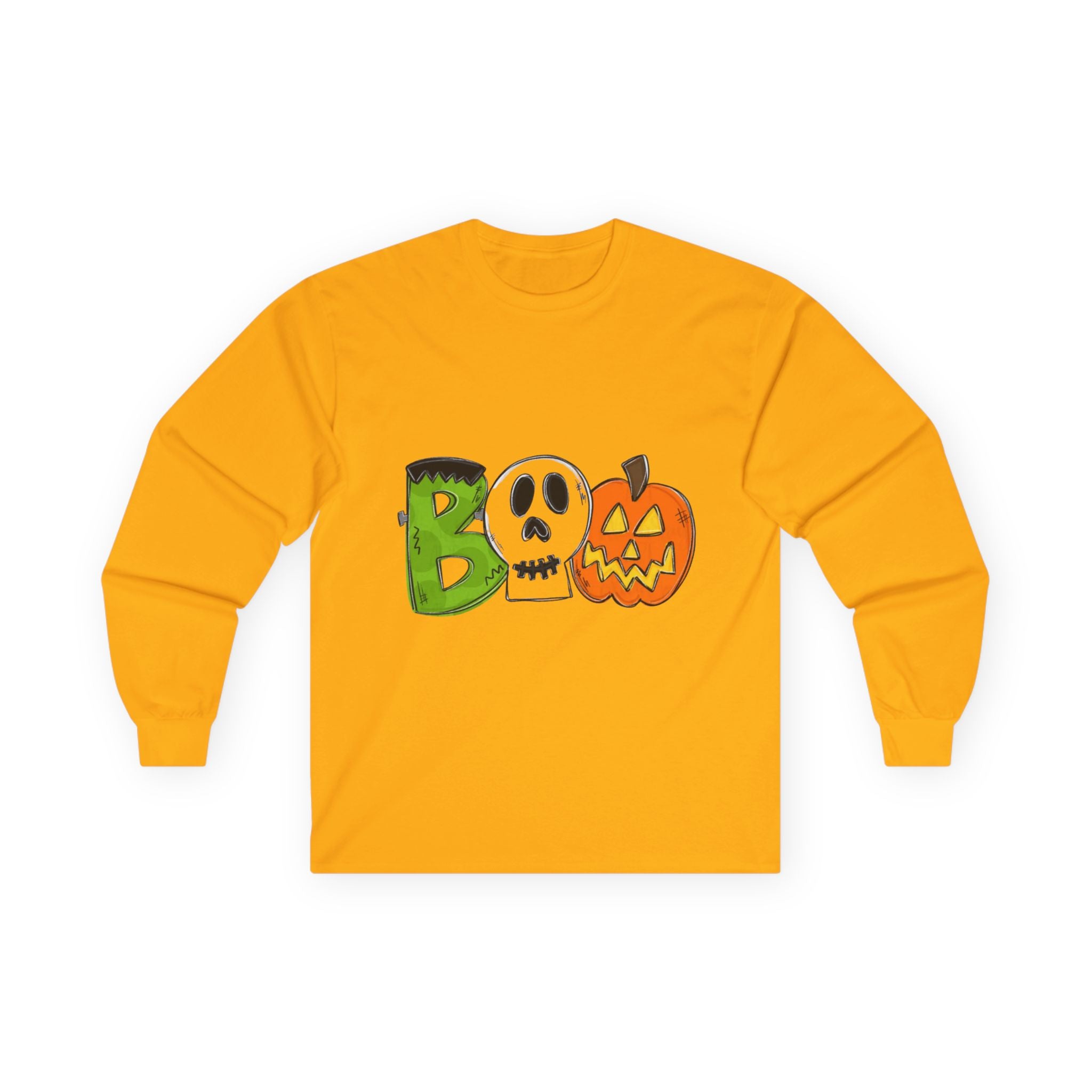Halloween BOO Unisex Ultra Cotton Long Sleeve T-Shirt