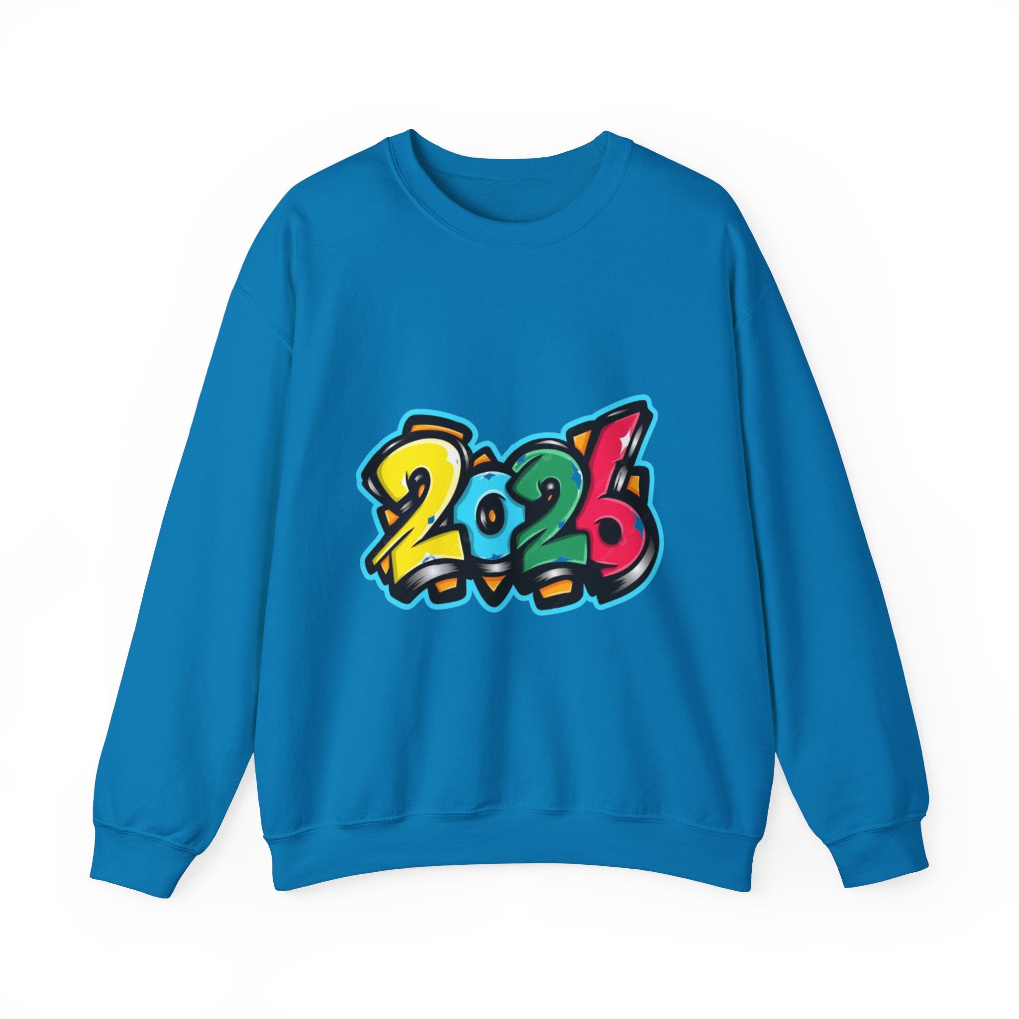 2026 Graffiti Style Unisex Heavy Blend™ Crewneck Sweatshirt