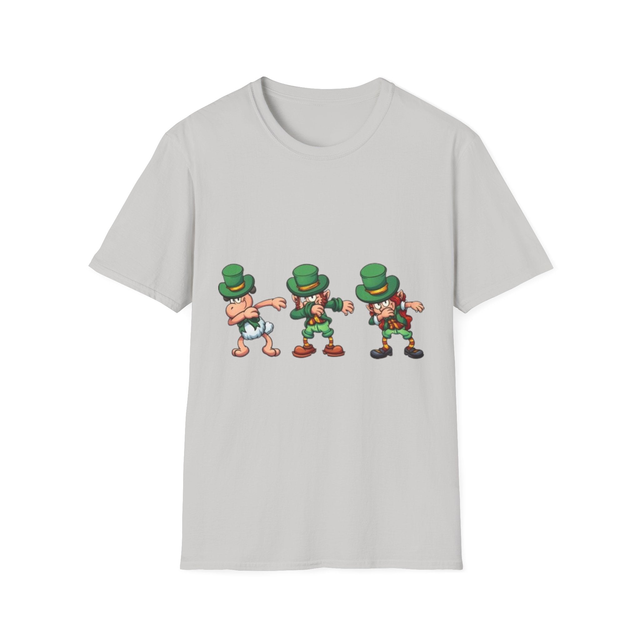 Dabbing Leprechaun Unisex Softstyle T-Shirt