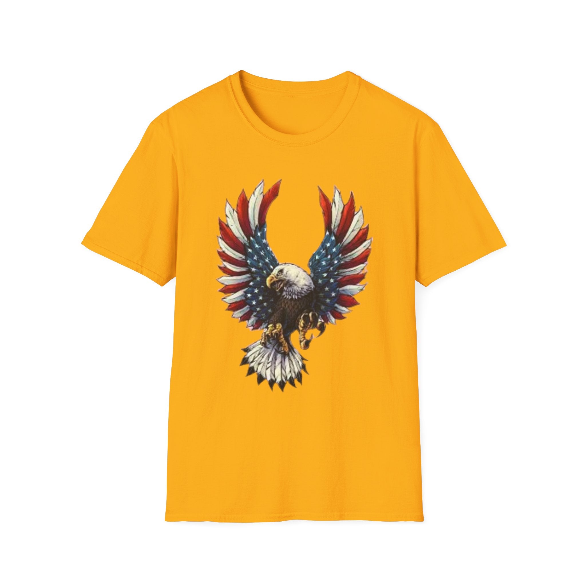 Patriotic Eagle Unisex Softstyle T-Shirt