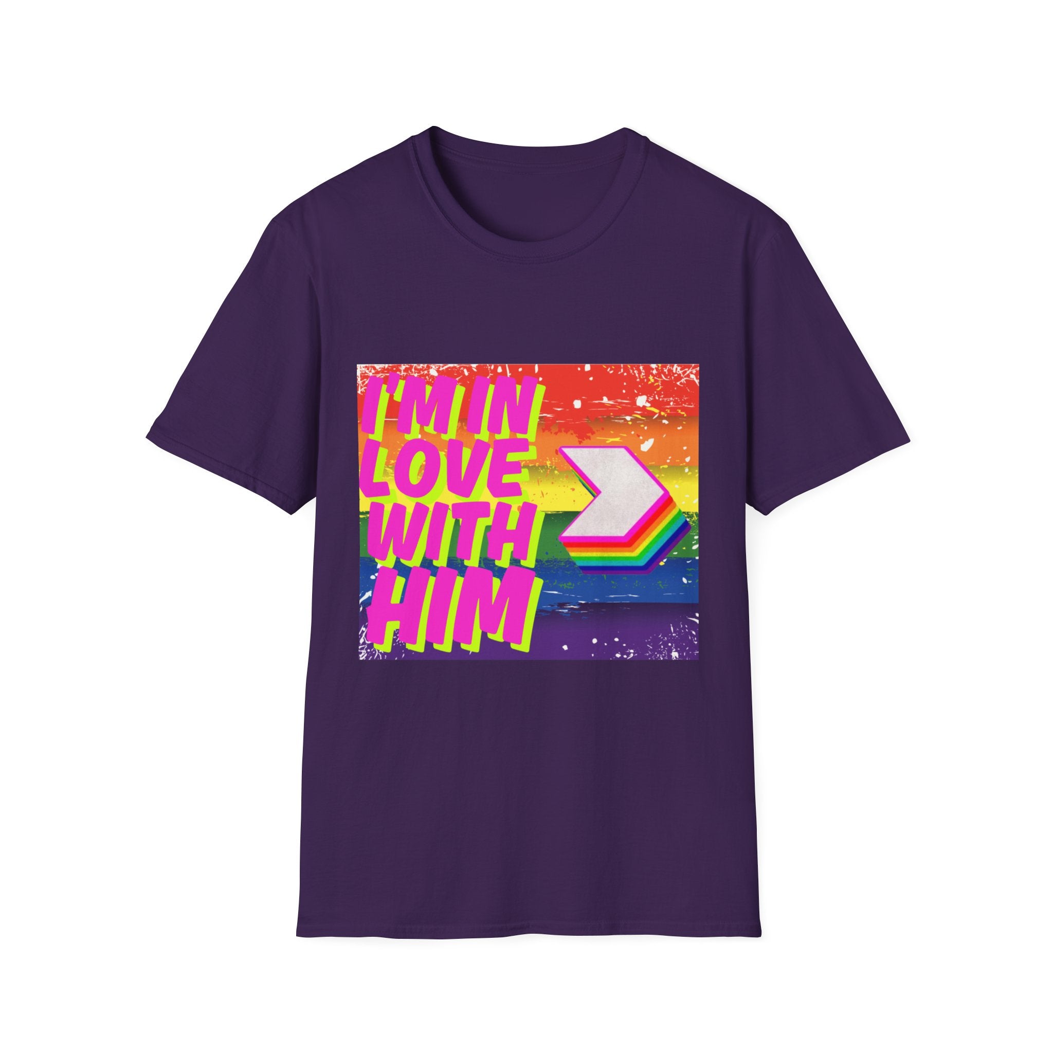 I'm In Love With Him Unisex Softstyle T-Shirt