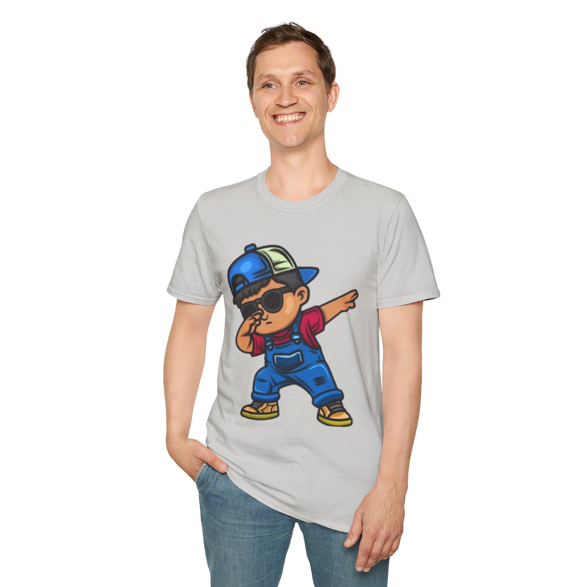 Cool Kid Dabbing Unisex Softstyle T-Shirt