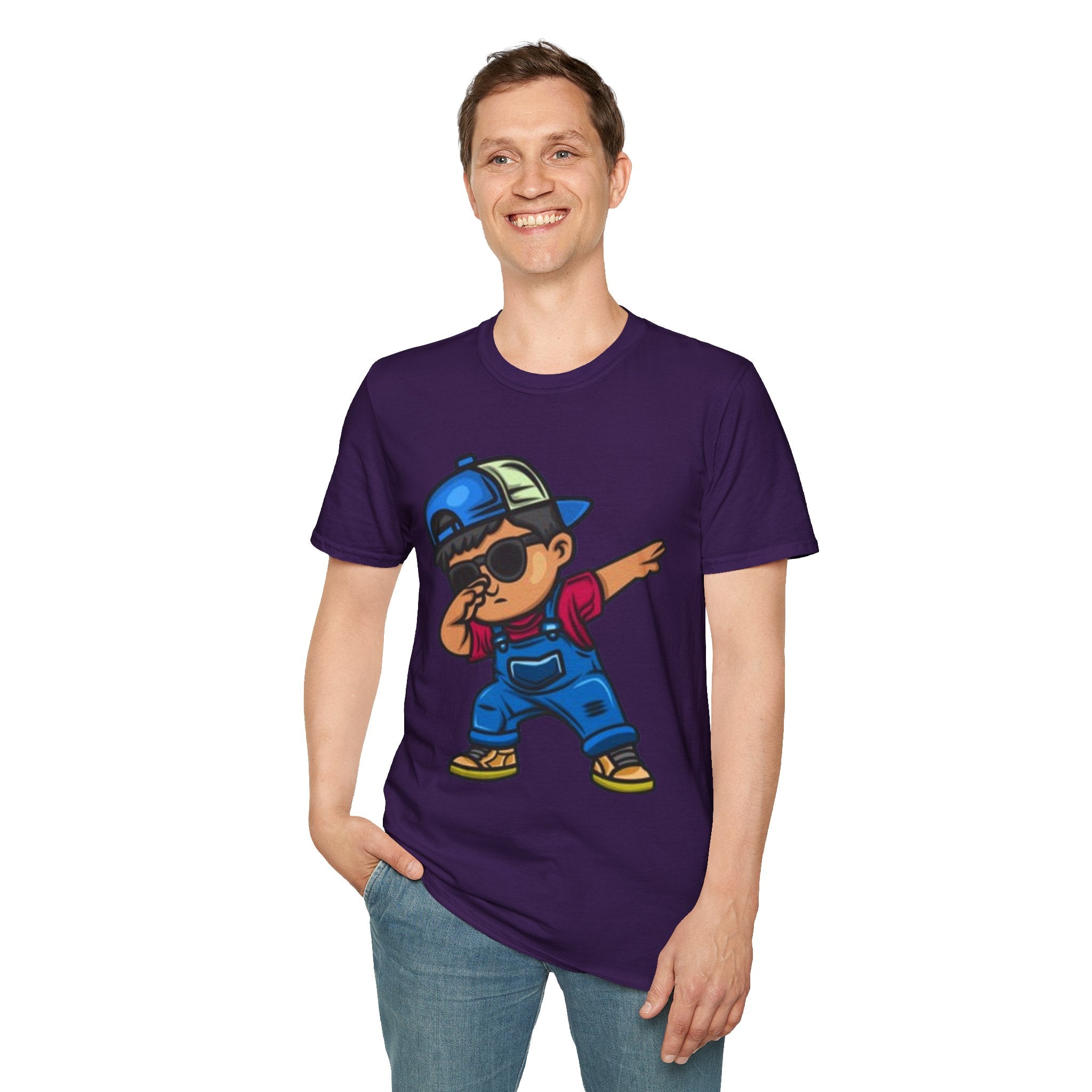 Cool Kid Dabbing Unisex Softstyle T-Shirt