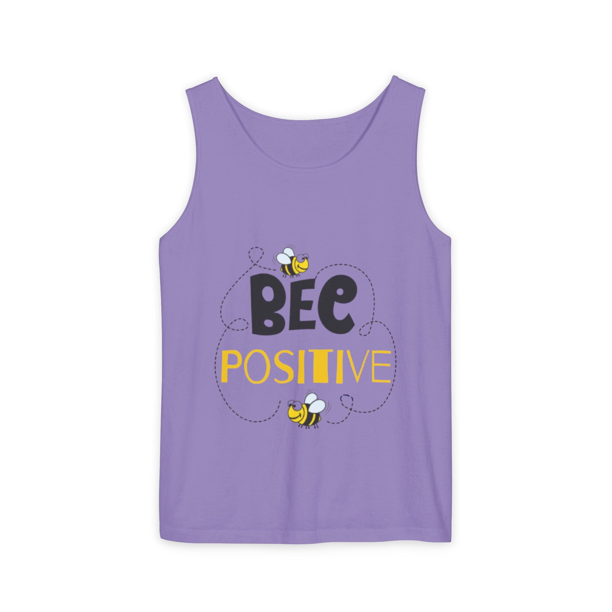 Bee Positive Unisex Garment-Dyed Tank Top