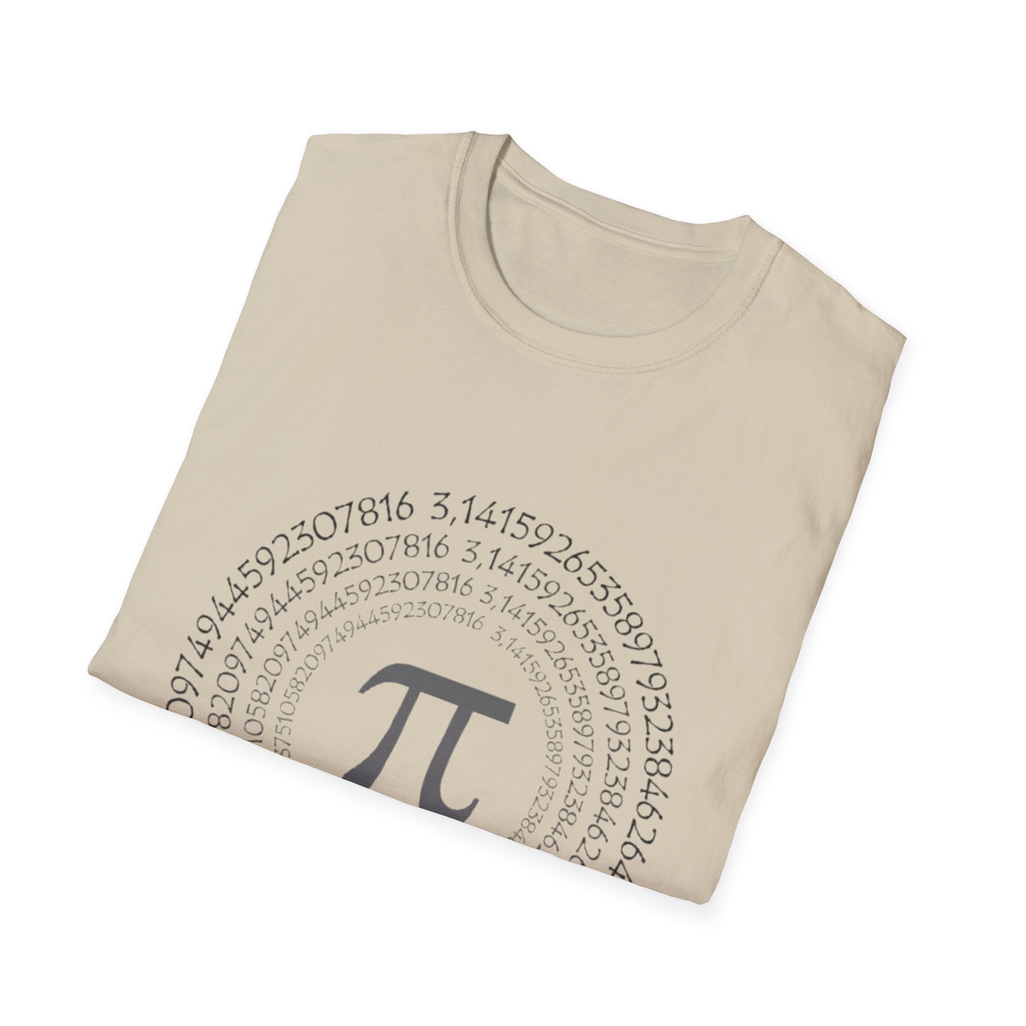 Pi Day Themed Unisex Softstyle T-Shirt