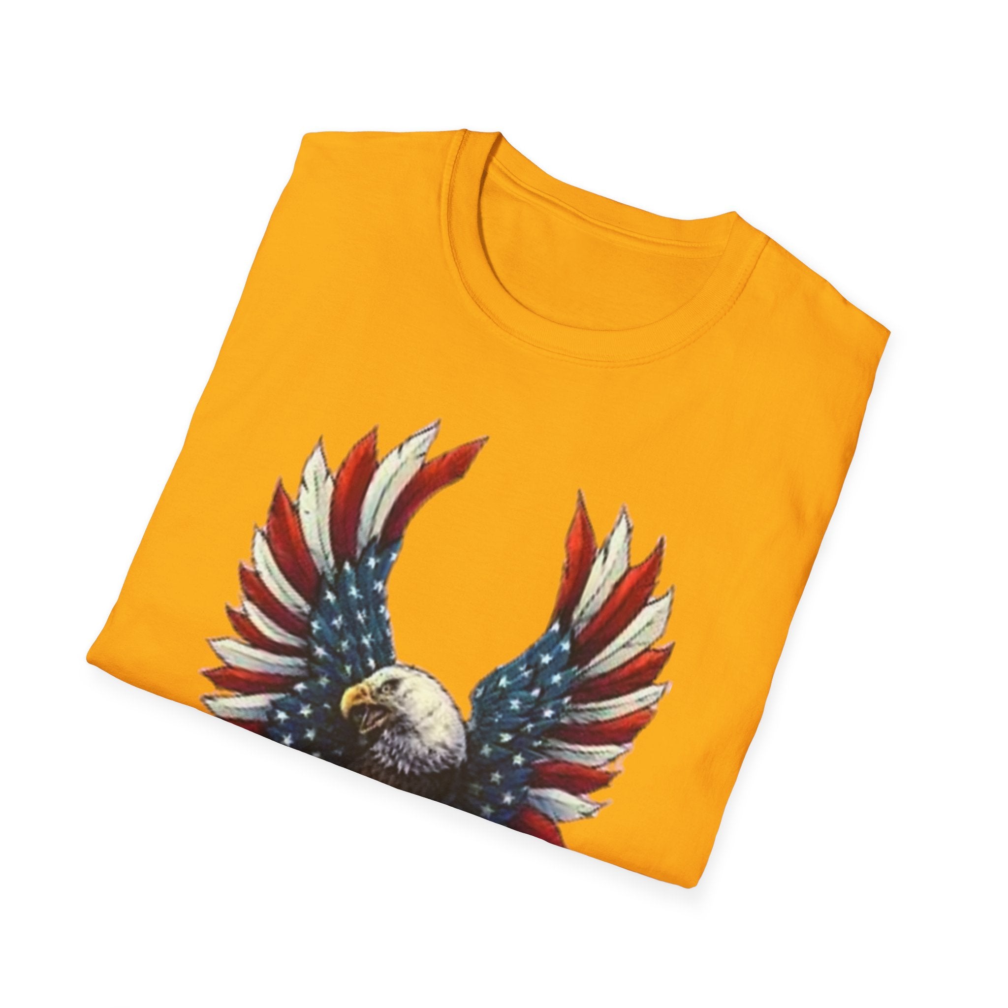 Patriotic Eagle Unisex Softstyle T-Shirt