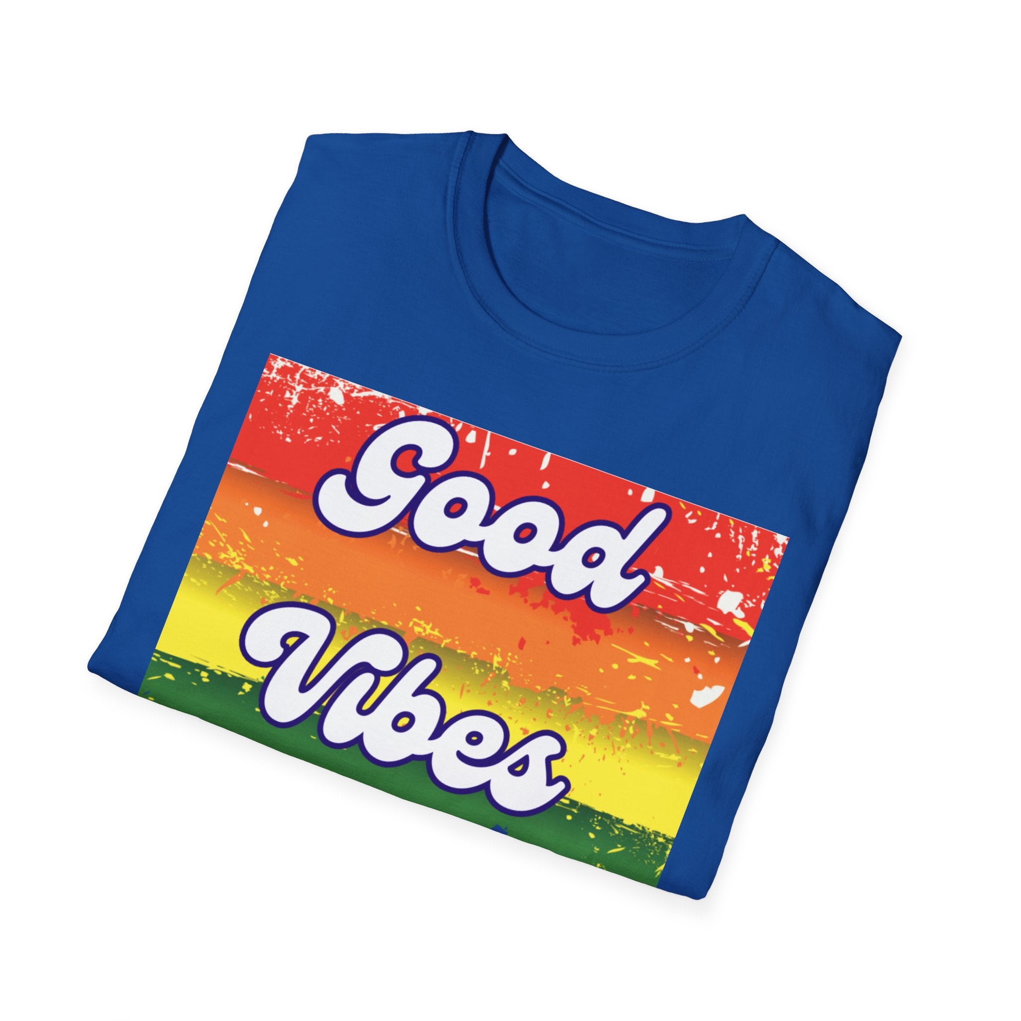 Good Vibes Only White Unisex Softstyle T-Shirt