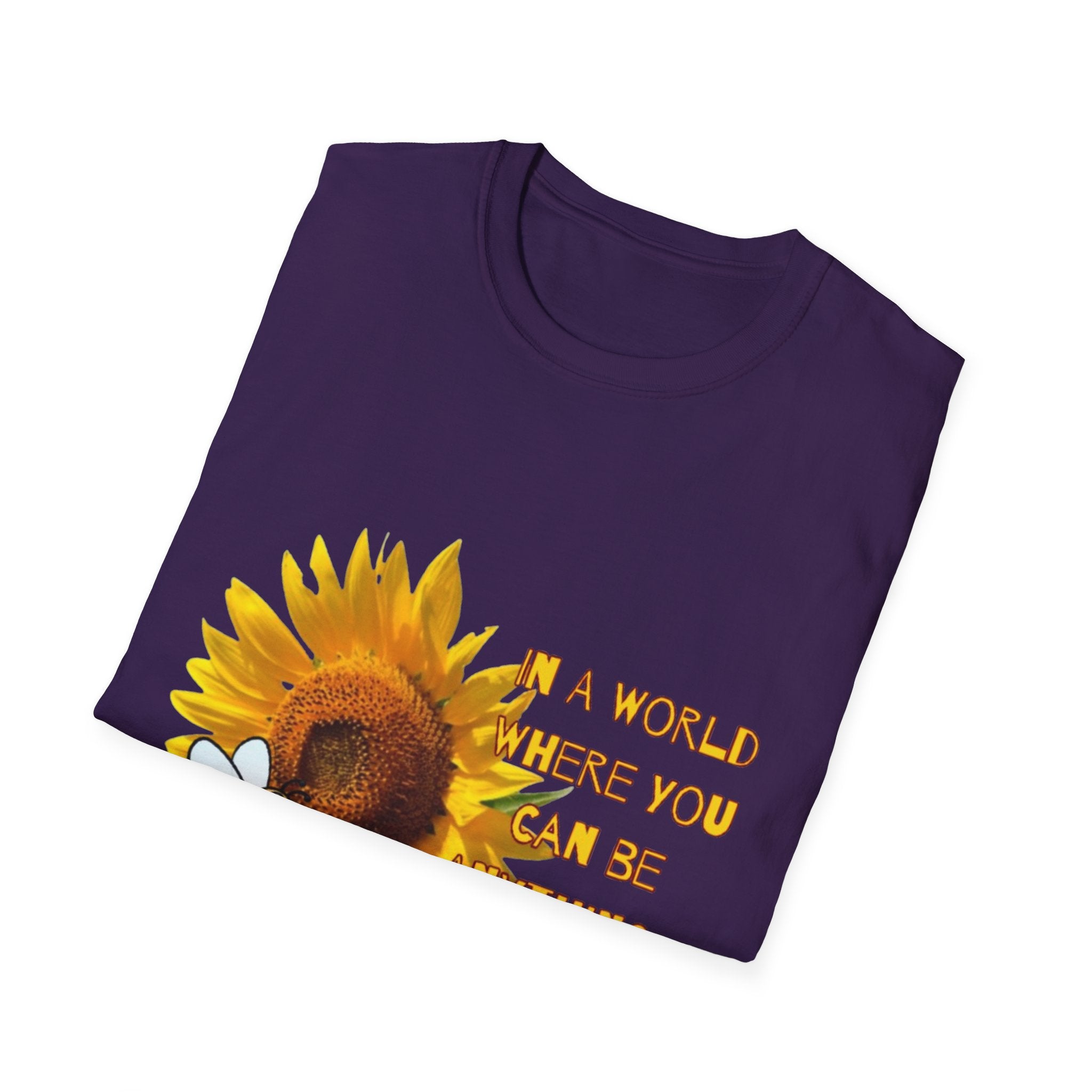 Bee Kind Sunflower Unisex Softstyle T-Shirt