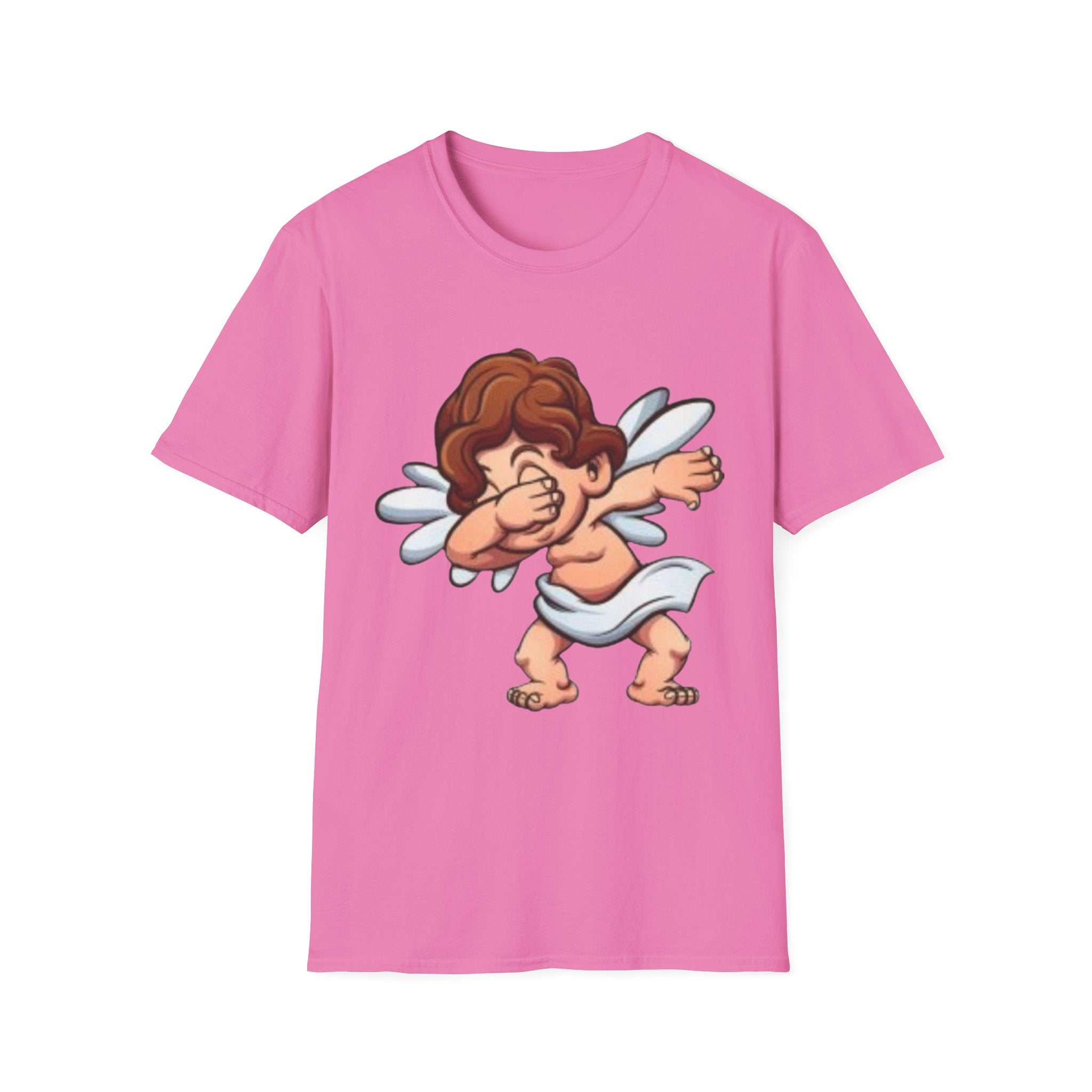 Dabbing Double Sided Angel & Devil Unisex Softstyle T-Shirt