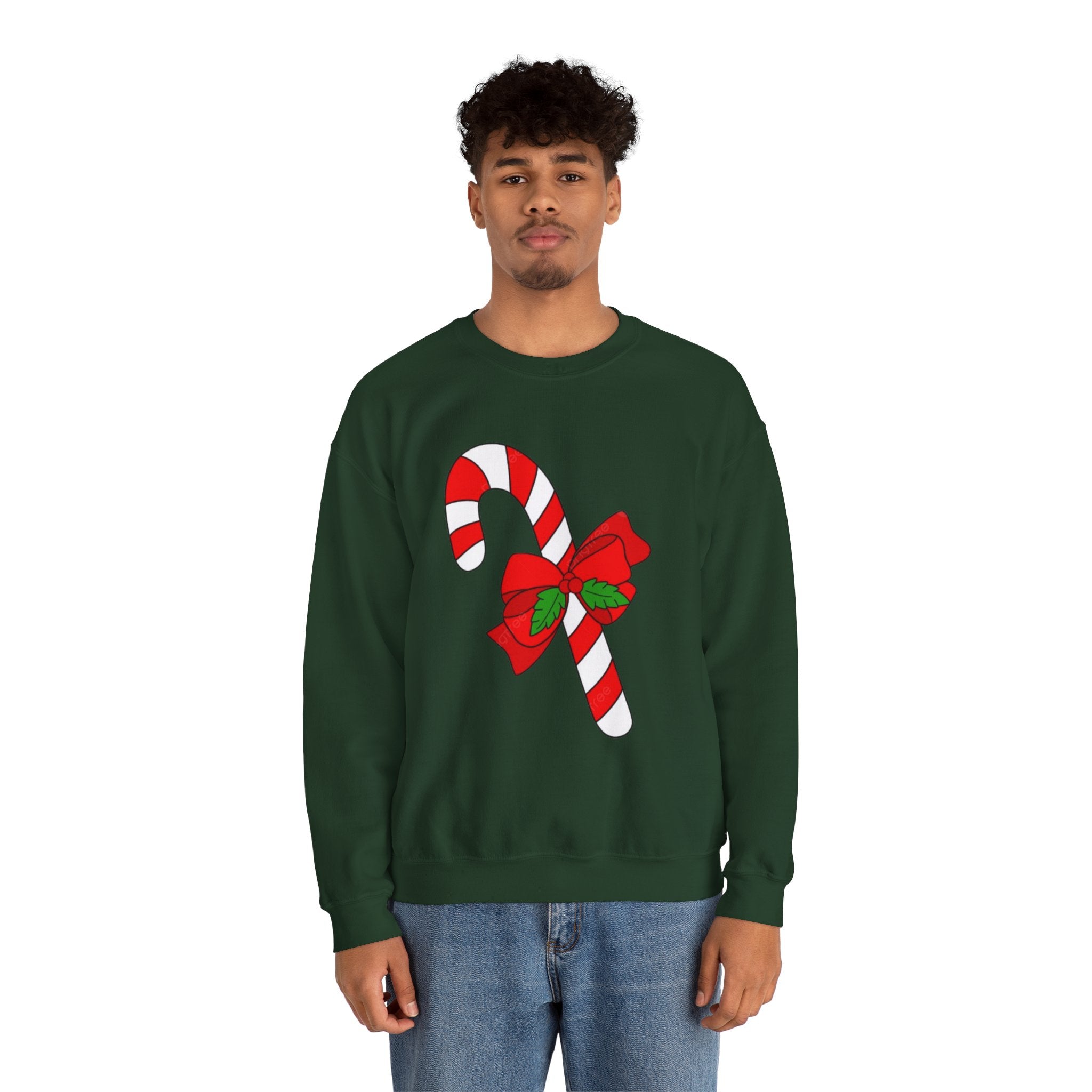 Candy Cane Holiday Unisex Heavy Blend™ Crewneck Sweatshirt