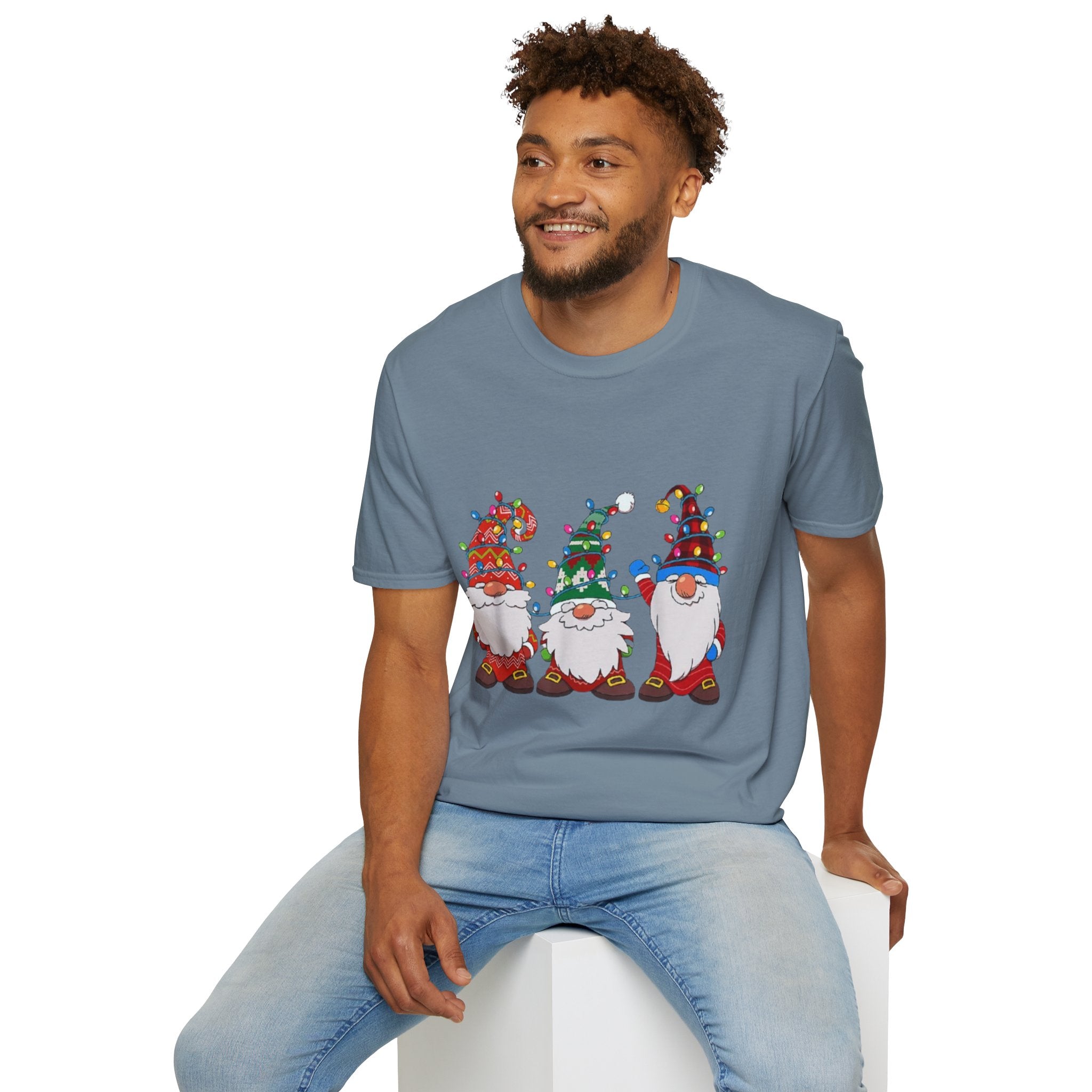 Christmas Gnome Unisex Softstyle T-Shirt