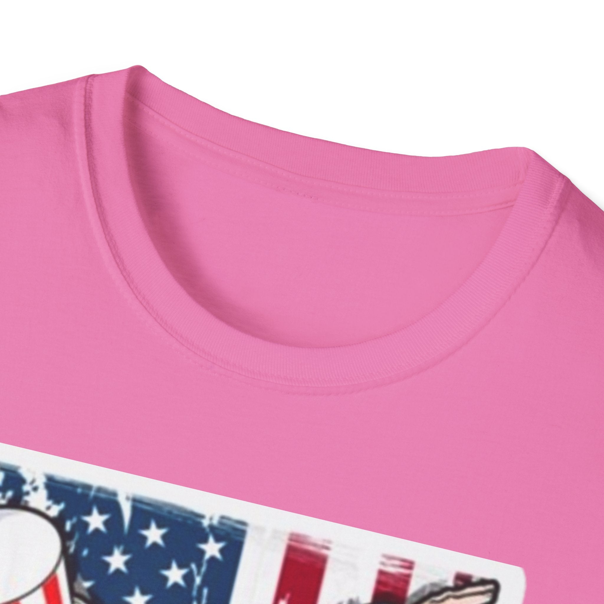 Patriotic Uncle Sam Dabbing Unisex Softstyle T-Shirt