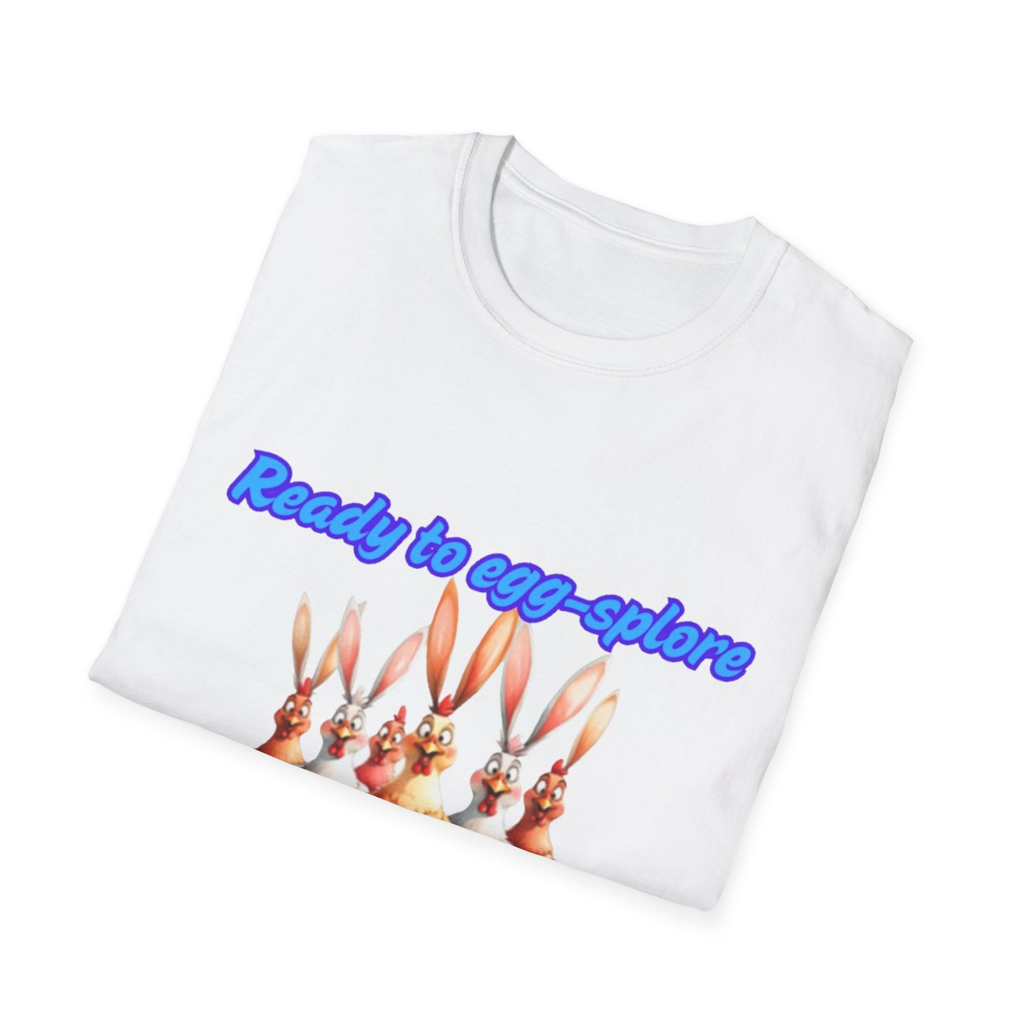 Ready To Egg-splore Some Serious Easter Fun Unisex Softstyle T-Shirt