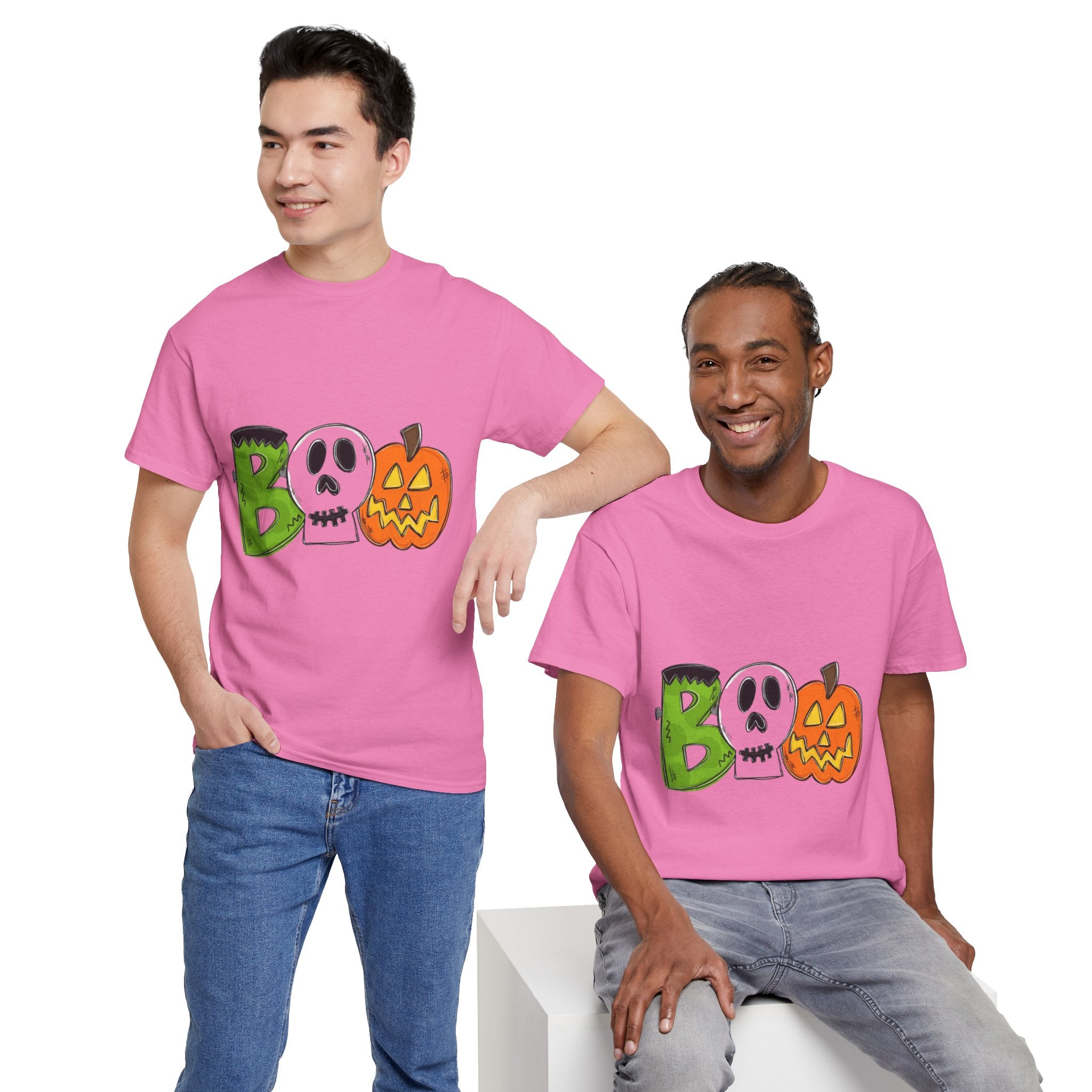 Halloween BOO Unisex Heavy Cotton T-Shirt