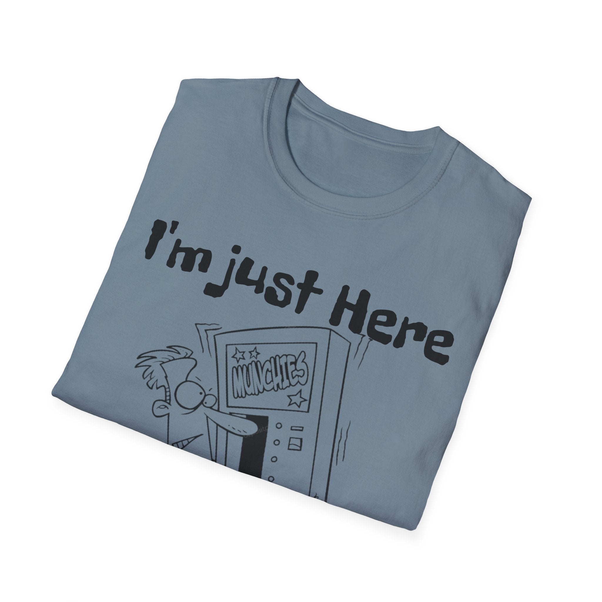 I'm Just Here For The Snacks Unisex SoftstyleT-Shirt