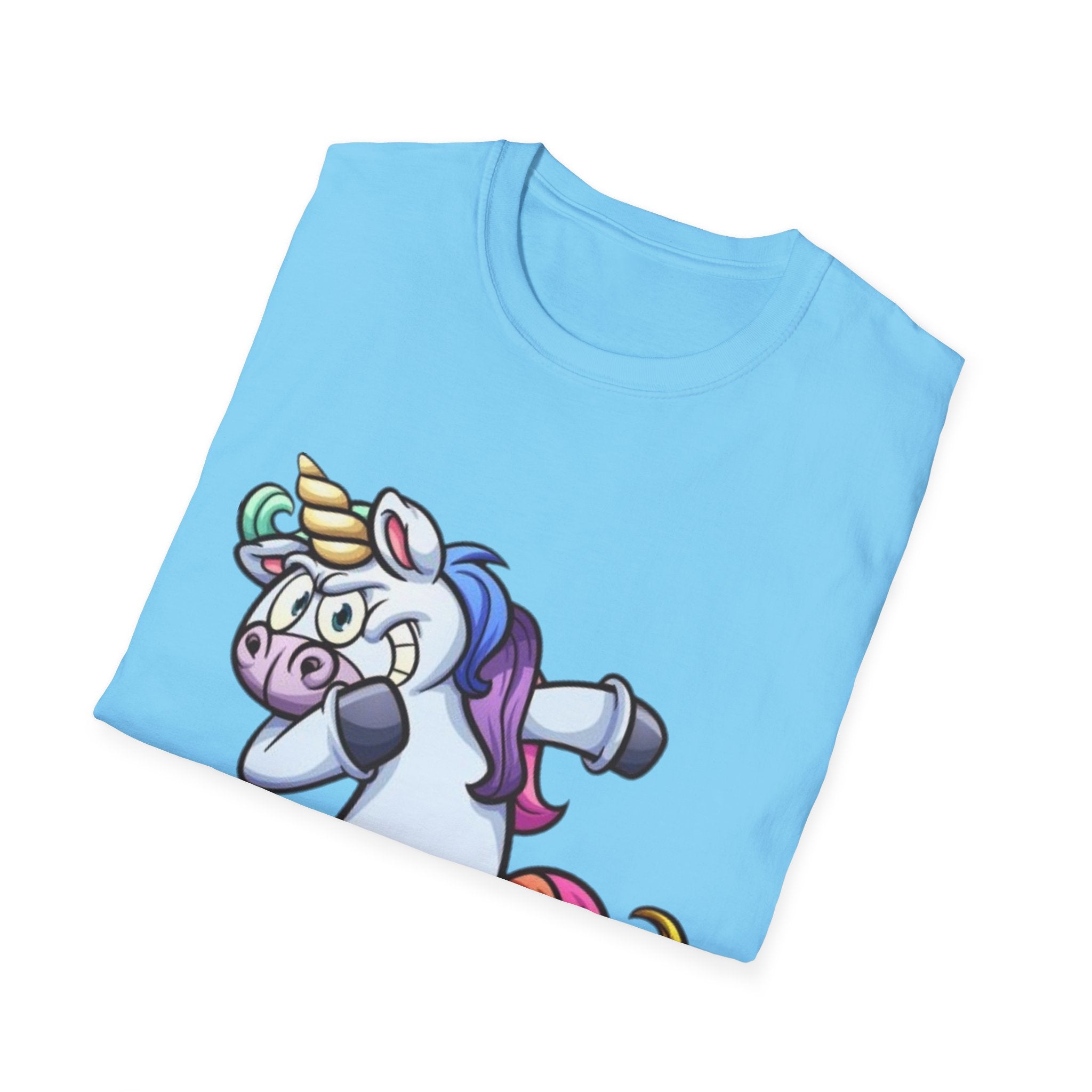 Dabbing Unicorn Unisex Softstyle T-shirt