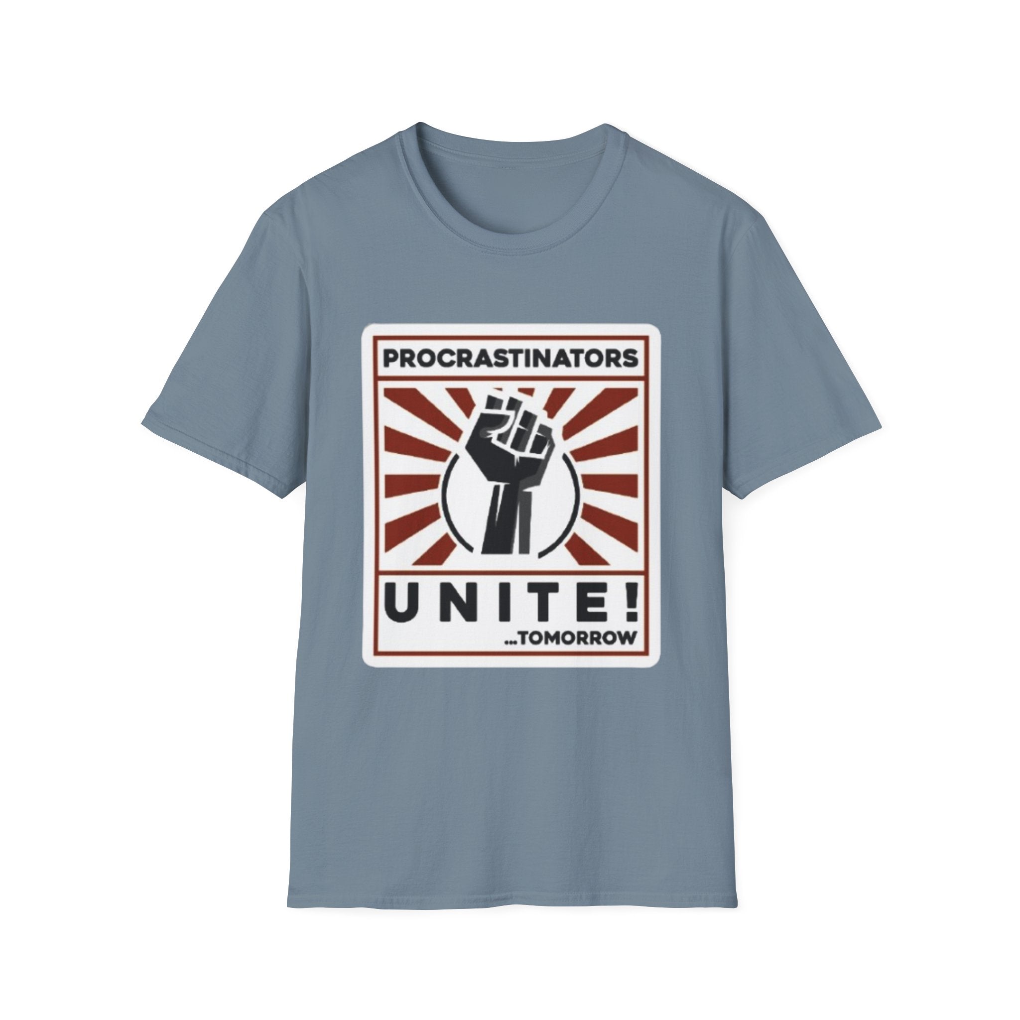 Procrastinators Unite Tomorrow Unisex Softstyle T-Shirt