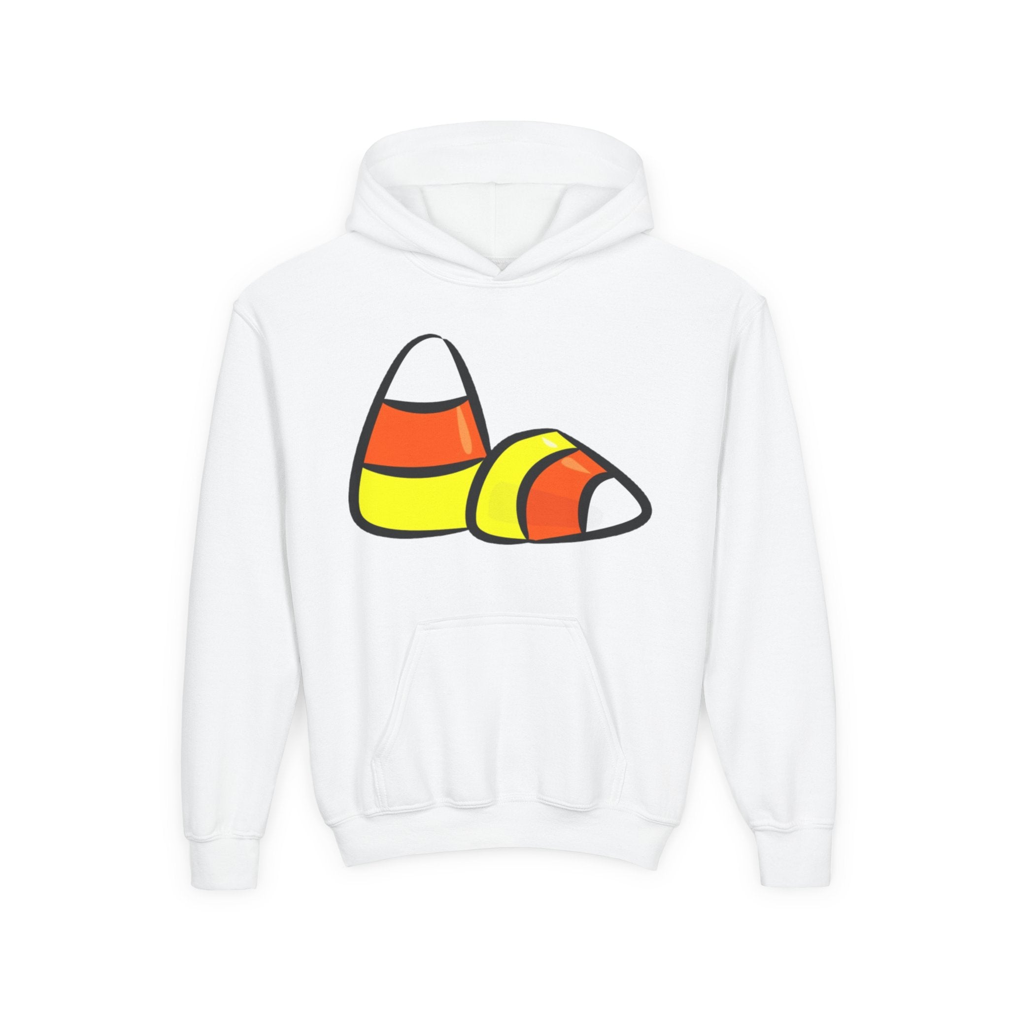 Halloween Candy Corn Youth Heavy Blend Hooded Sweatshirt
