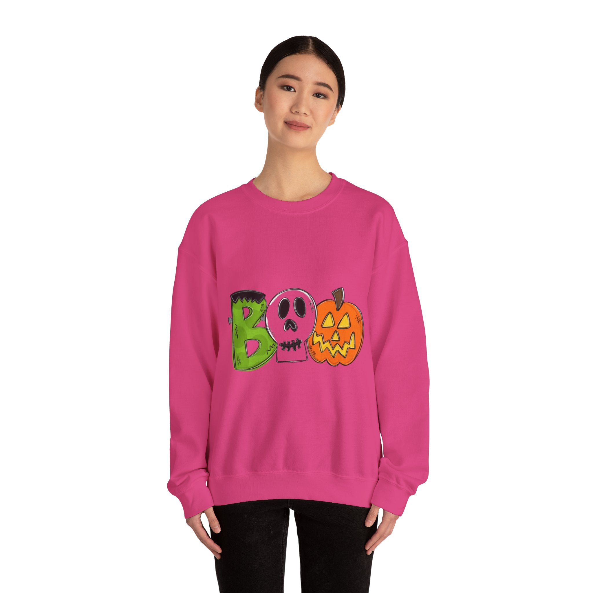Halloween Boo Unisex Heavy Blend™ Crewneck Sweatshirt