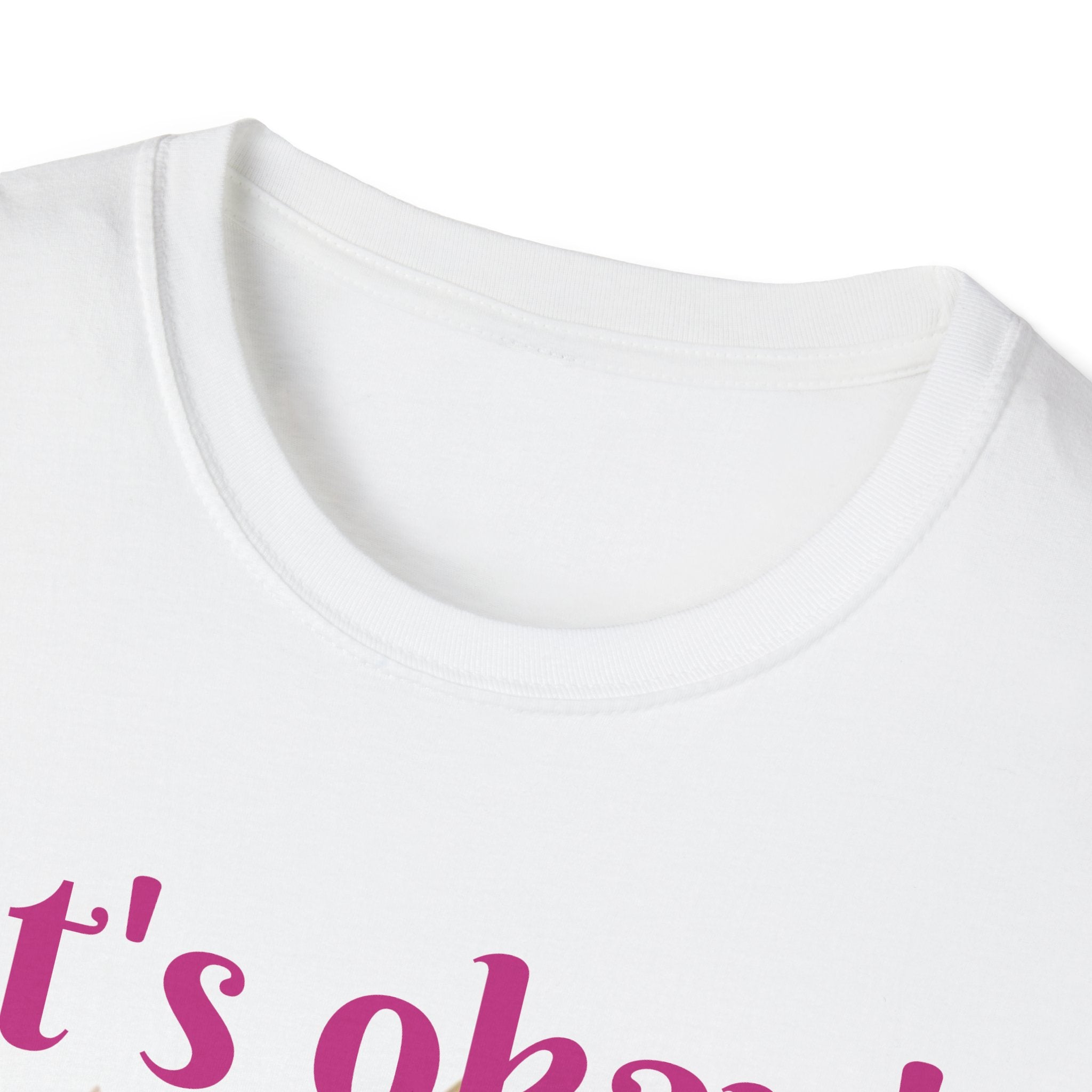 It's Okay Mr. Bunny Is Here Bunny Unisex Softstyle T-Shirt